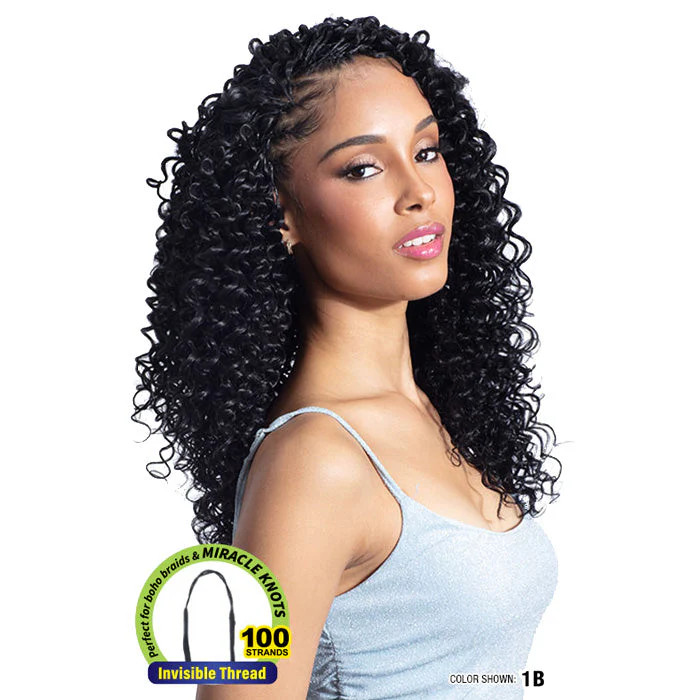 Shake N Go Organique Mastermix Feather Crochet Braids – WATER CURL 18″