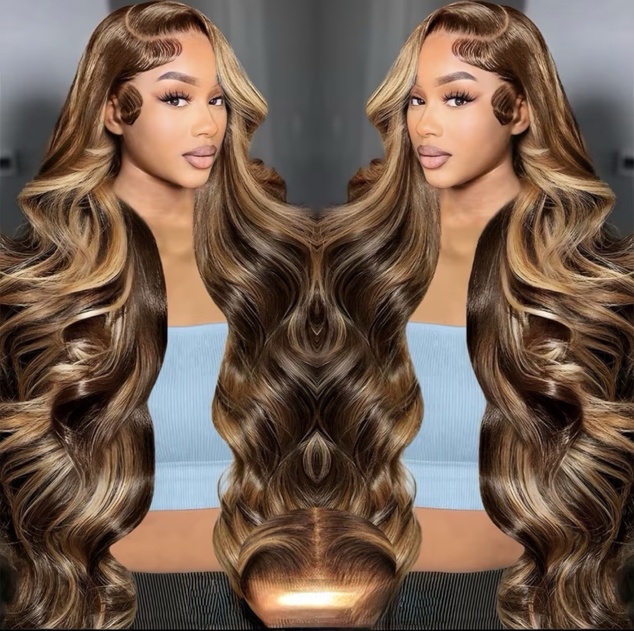 Human Hair 13×4 Lace Front Wig Glueless Loose Deep Wave 180% Density