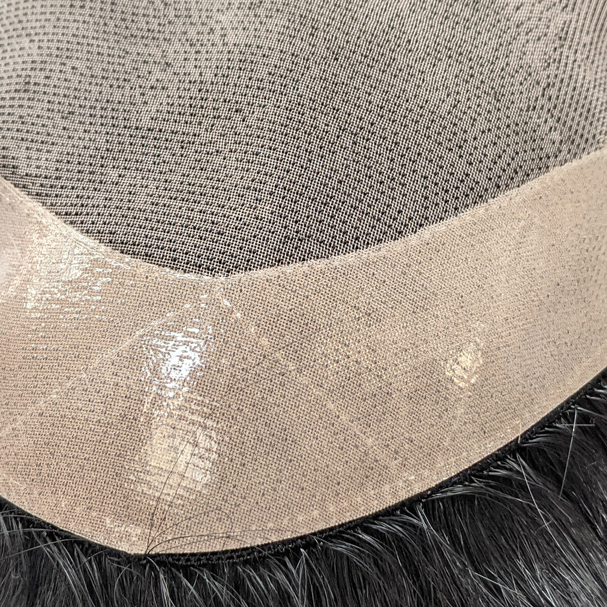 New hair system with Men hair Mono Mens Human Men Toupee Replacement System Unit