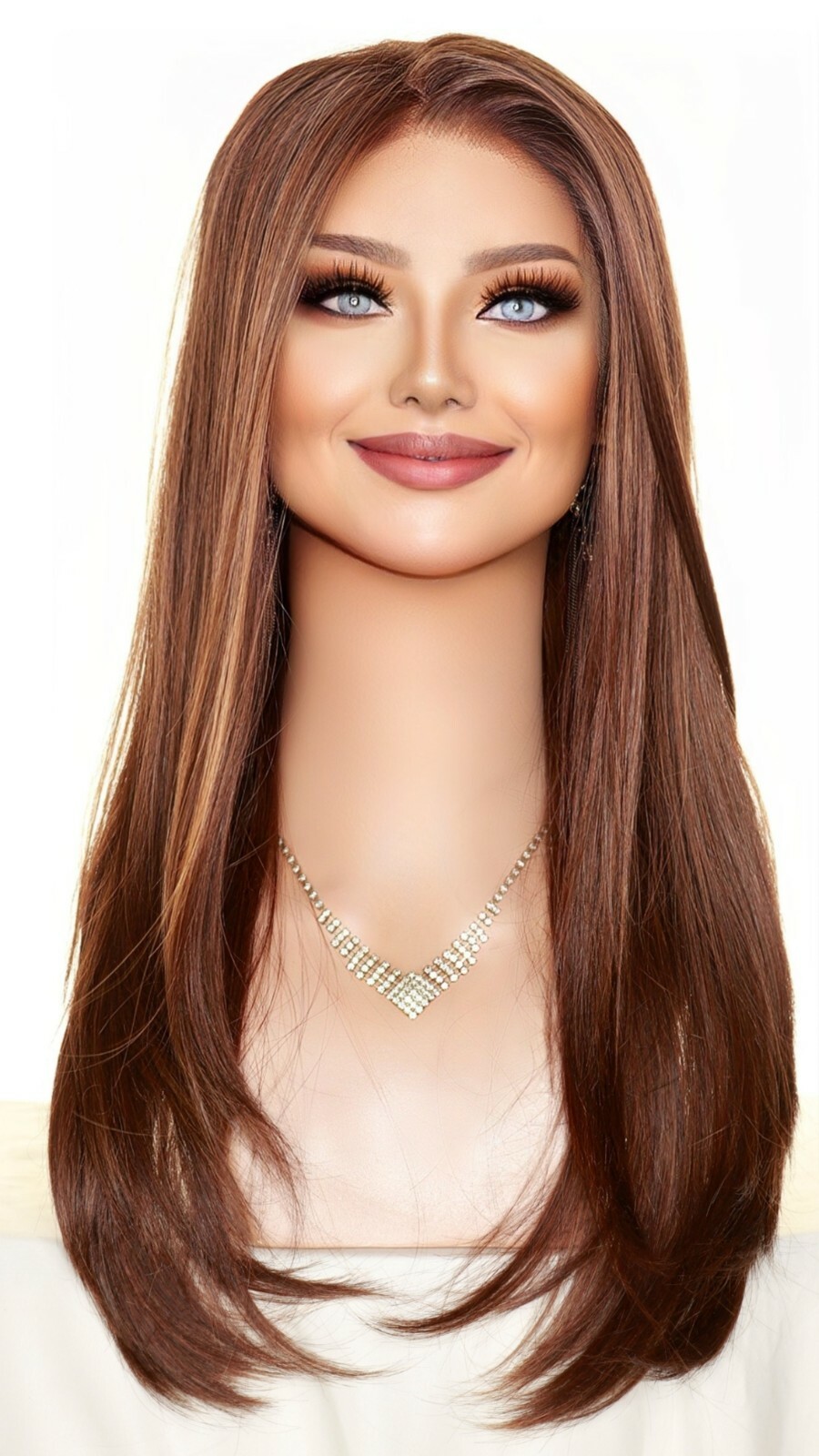 LACE FRONT HAND TIED WIG LONG STRAIGHT P4/27/30 GORGEOUS SEXY 1464