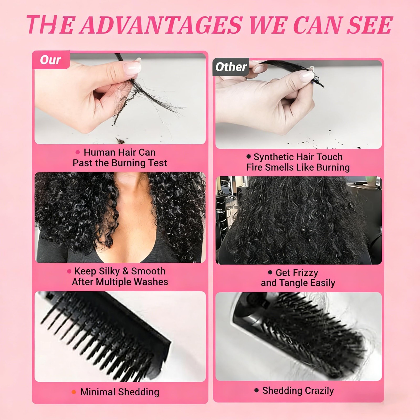 18-22″ Burmese Curly Hair Bundles + 5×5 HD Lace Closure, 12A Virgin Water Wave,