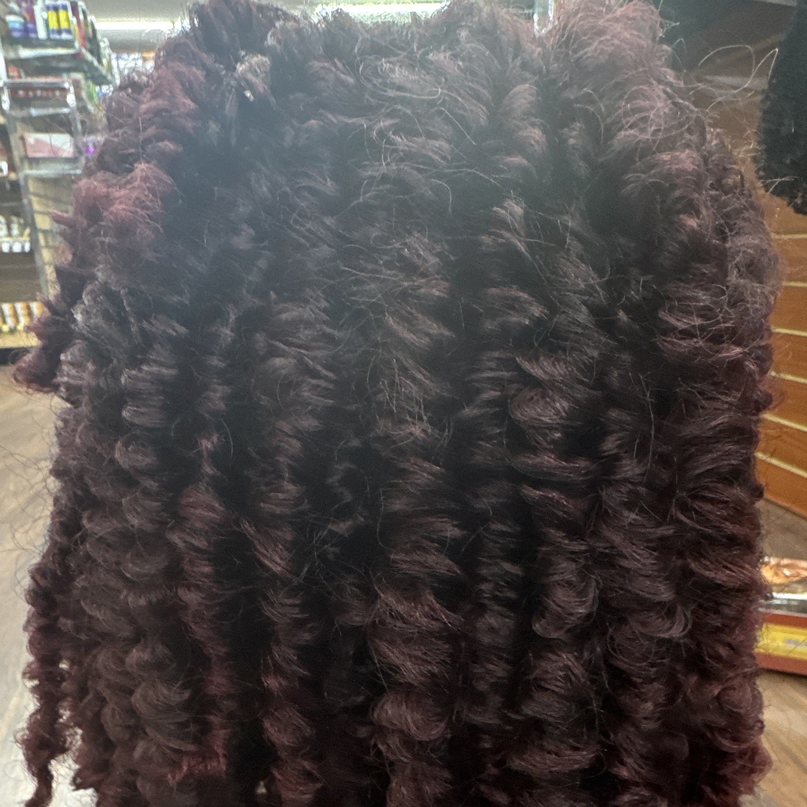 Selfie Star Curly Hair Full Wig SS-HESITA Black/Burgundy T1B/99J