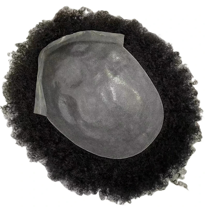 6mm Wave Thin Full Skin Hair System for Men