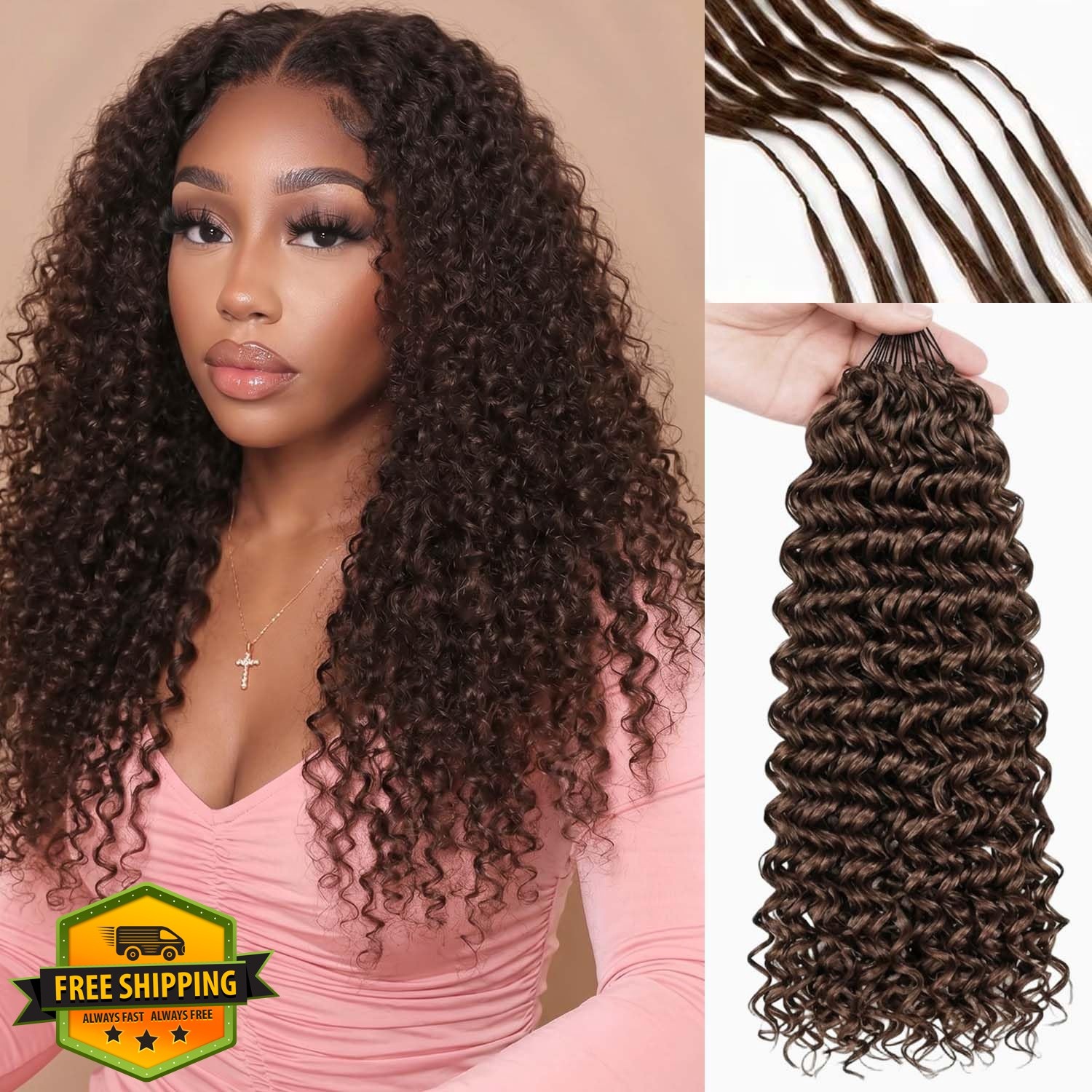 Sherico Brown WW-60G 16 Inch Crochet Hair