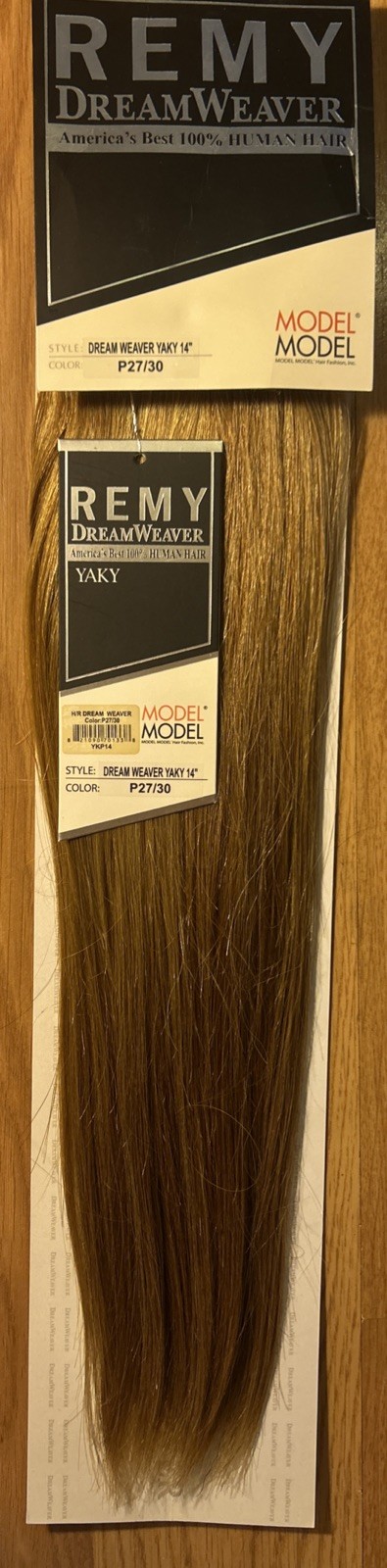 100% Human Dream Weaver Hair Extensions. 14”inch. Color #27/30. 1 Pack For $45