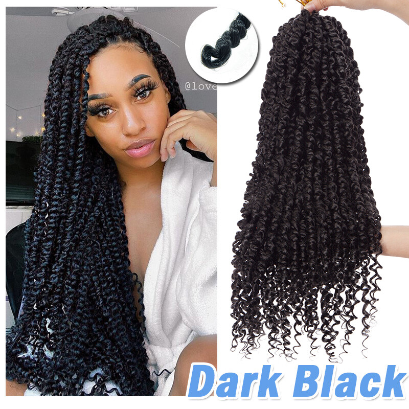 18 Inch 60 Strands/Pack PASSION CROTCHET Twist Crochet Braid Braids Extensions