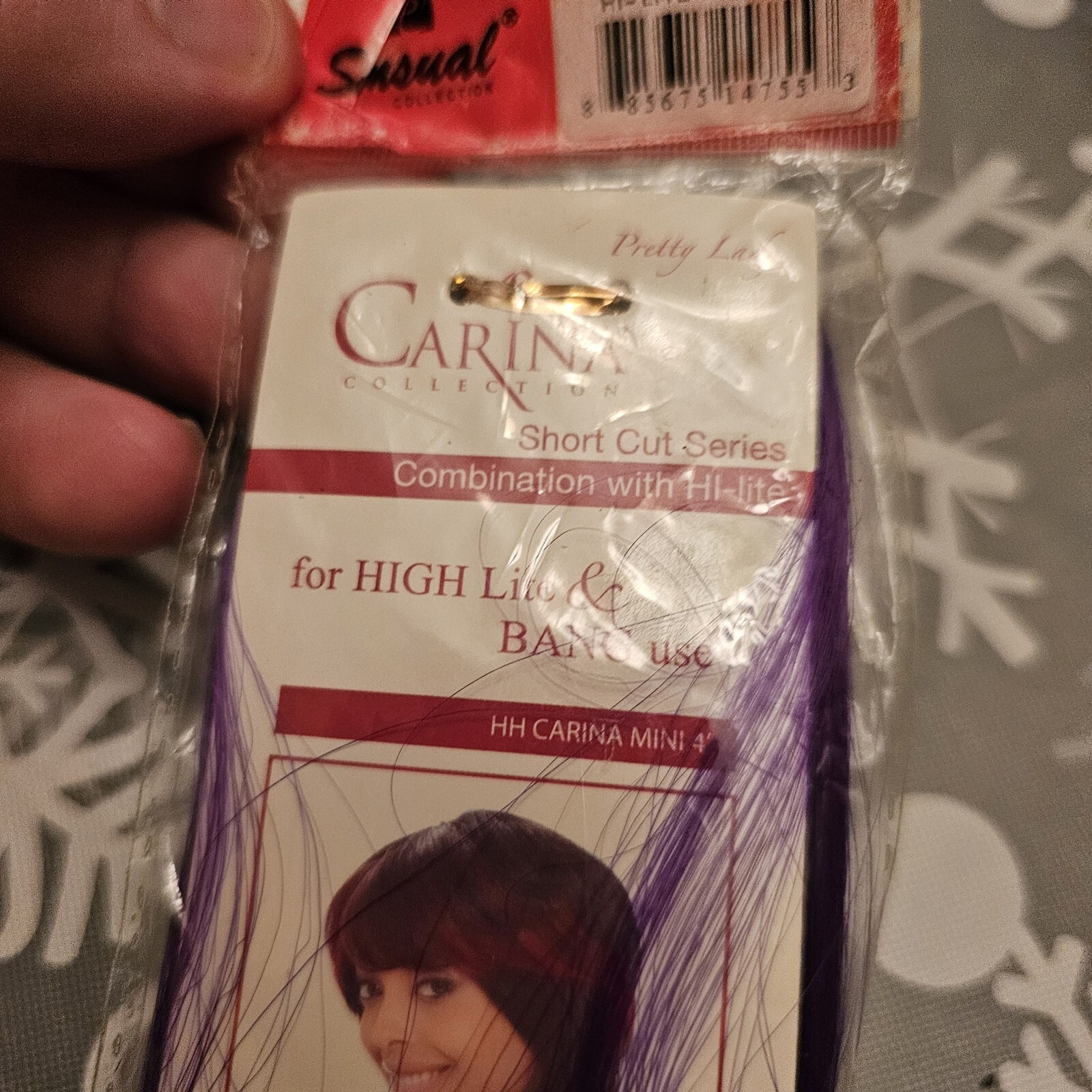 Carina Collection 8″ Violet Purple High Lite & Bang Use, Sensual Collection, New