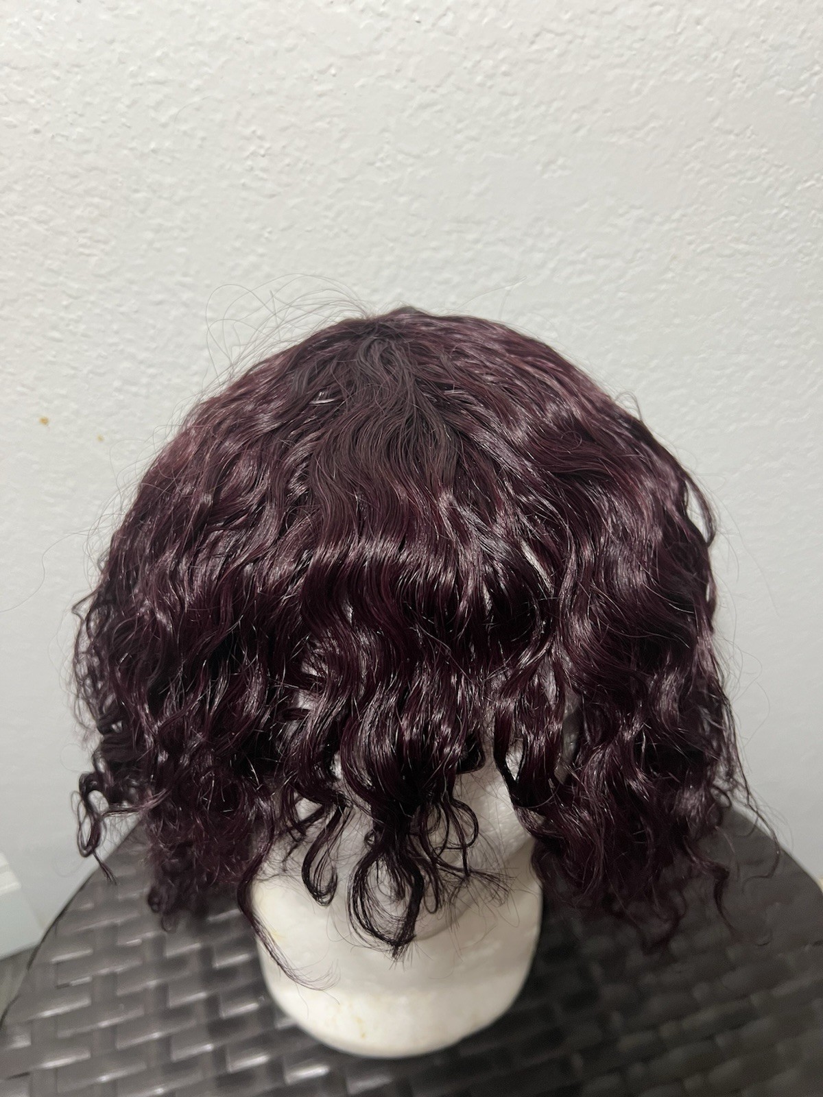 Wig Human Hair 12 Inch Machine Made Super Double Drawn Wig 250 Density