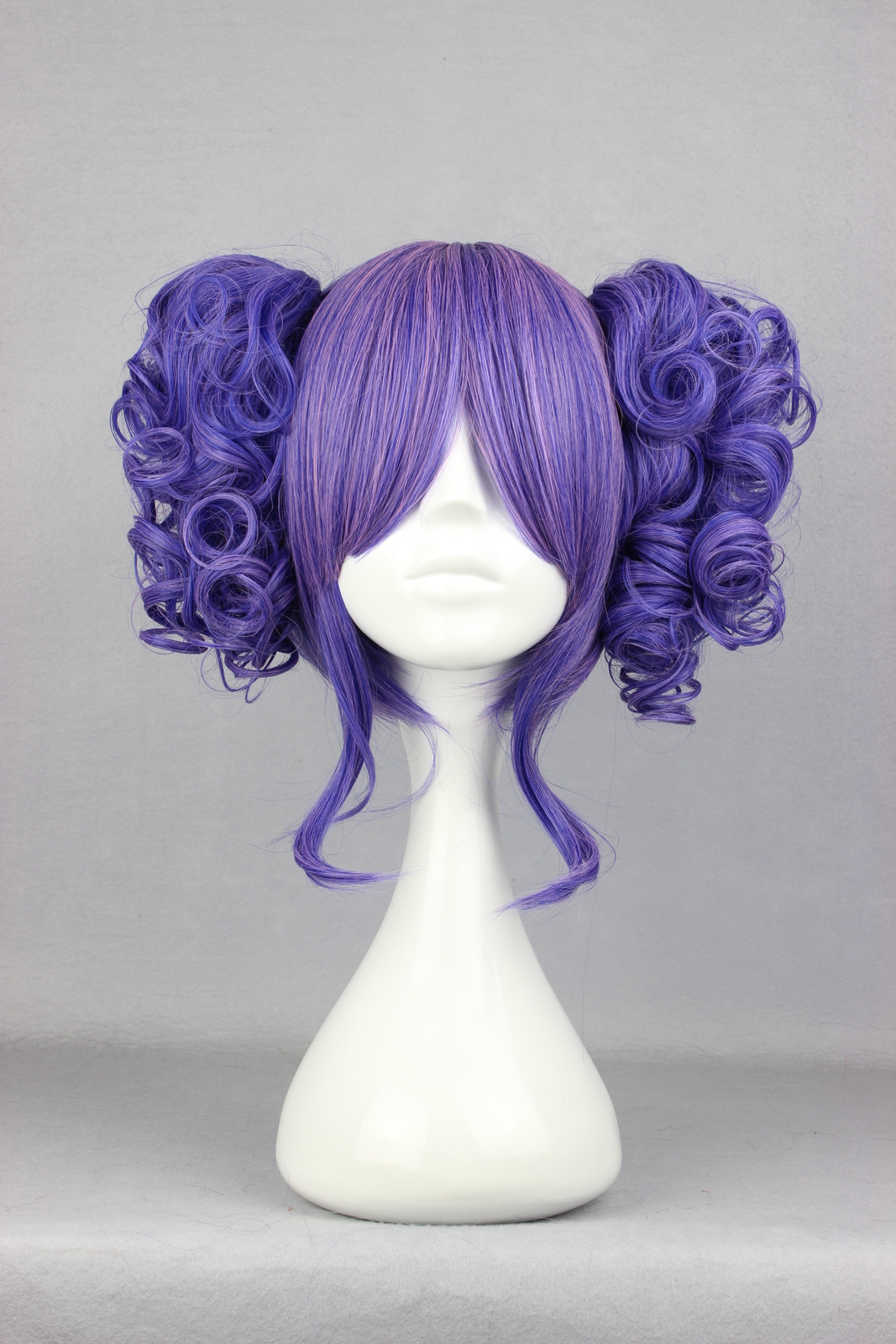 Cosplay Wig Party Wigs Full Synthetic Hair 35cm/13.8″ Lolita Cute Blue Purple
