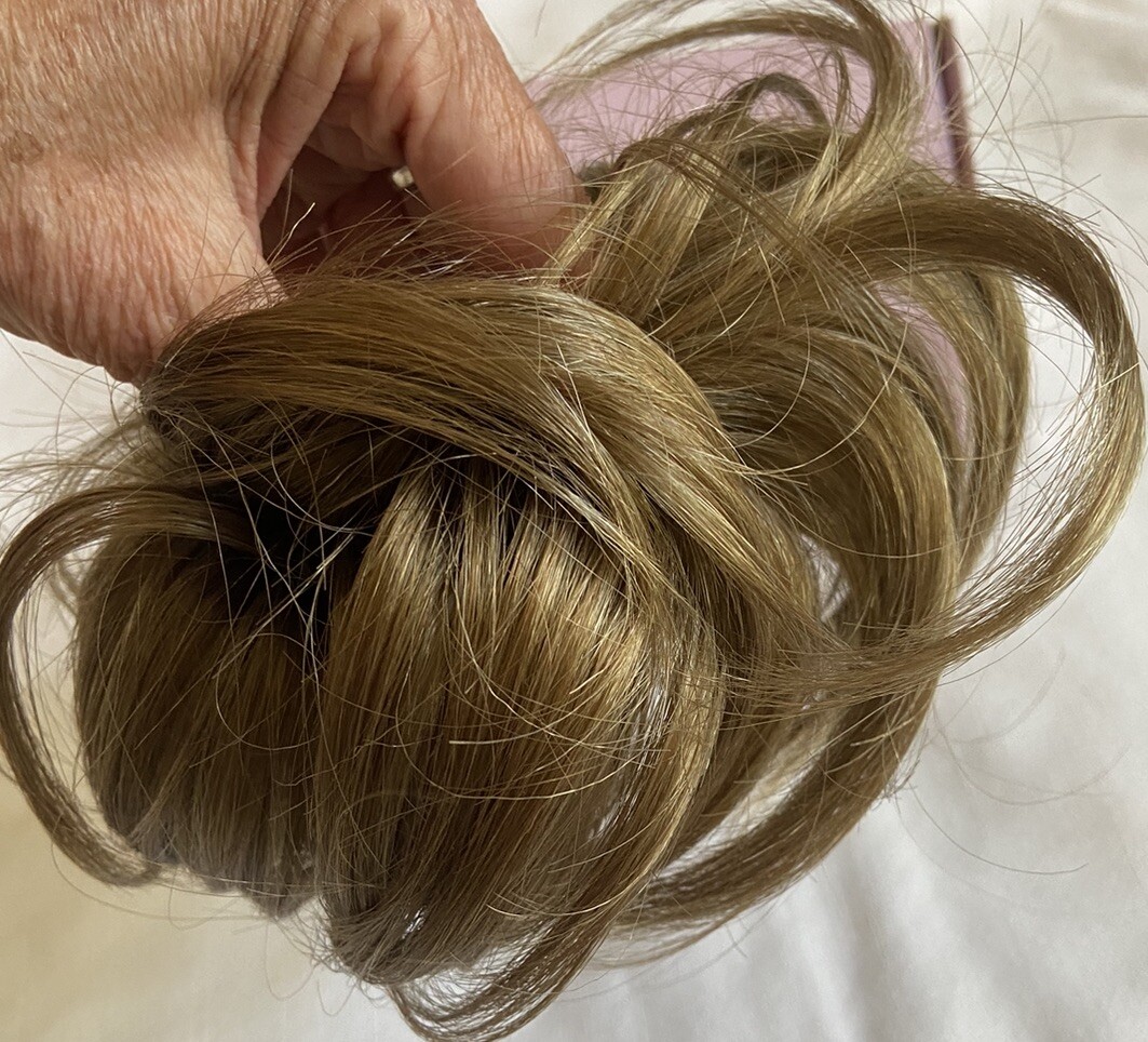 Paula Young Full Volume Hair Wrap/Bun – A9405- Color #14 Medium Brown