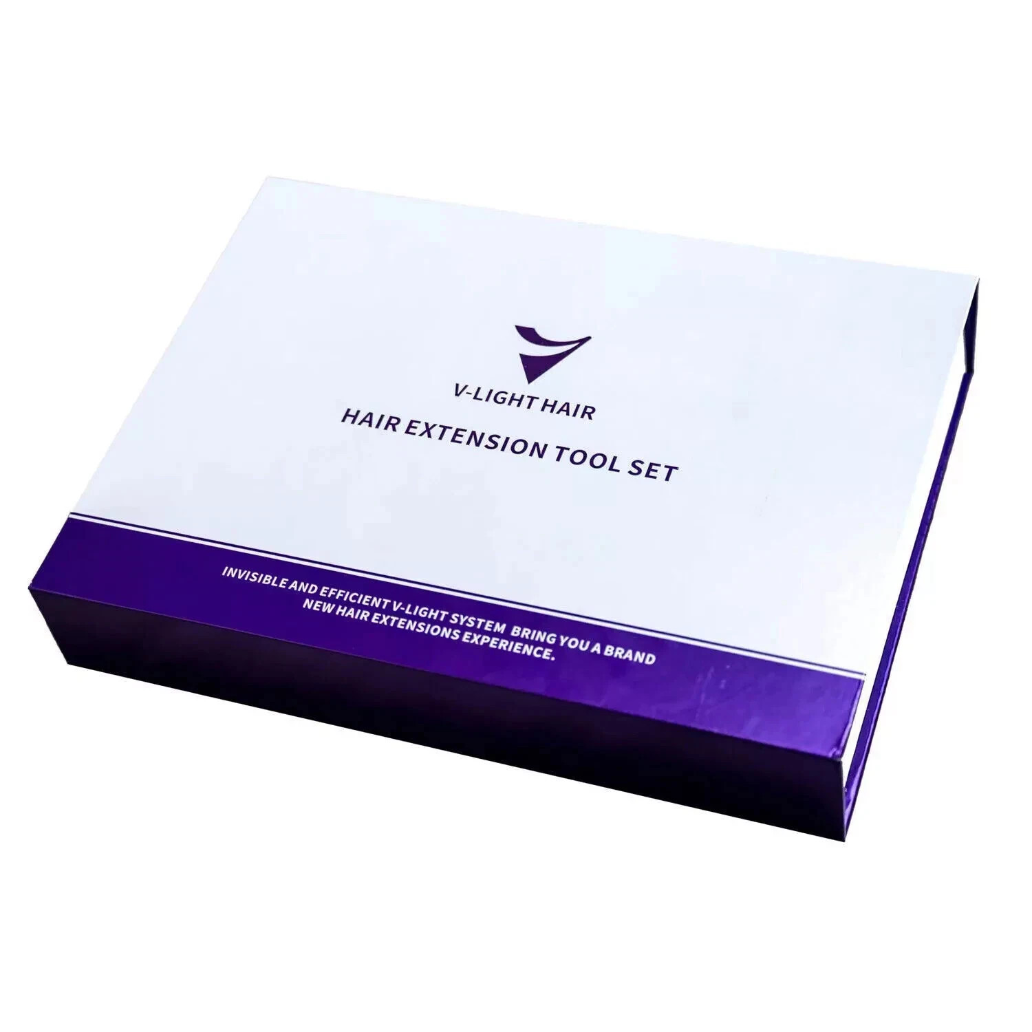 V Light Hair Extension Machine Box Sets (15-Piece) – 4 Glue & 4 Removal Solution