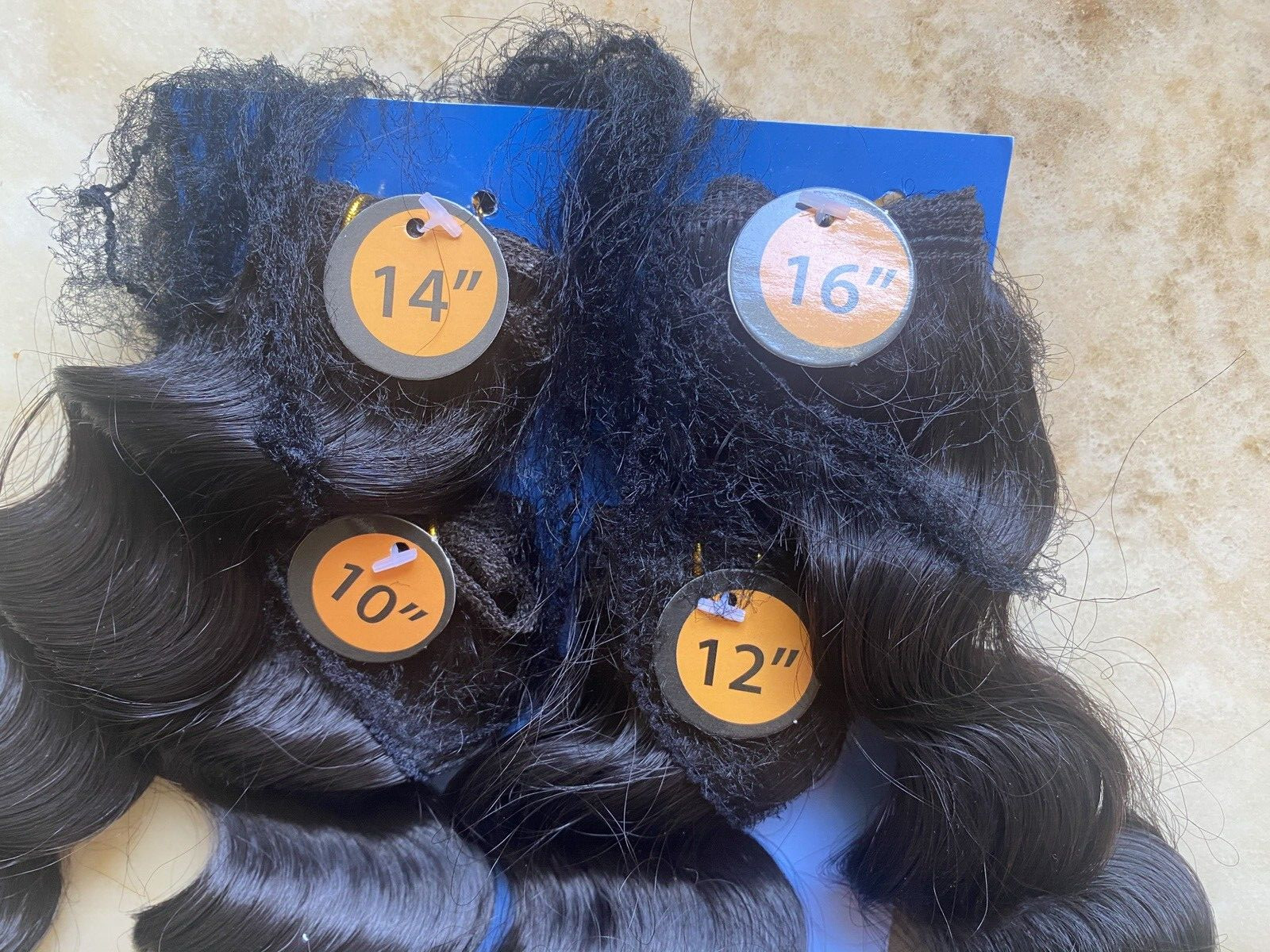 HAIRTREND QUALITY SYNTETHIC ALL IN ONE DEEP CURLYHAIR 10 12 14 16 LOT 4 COLOR 1B