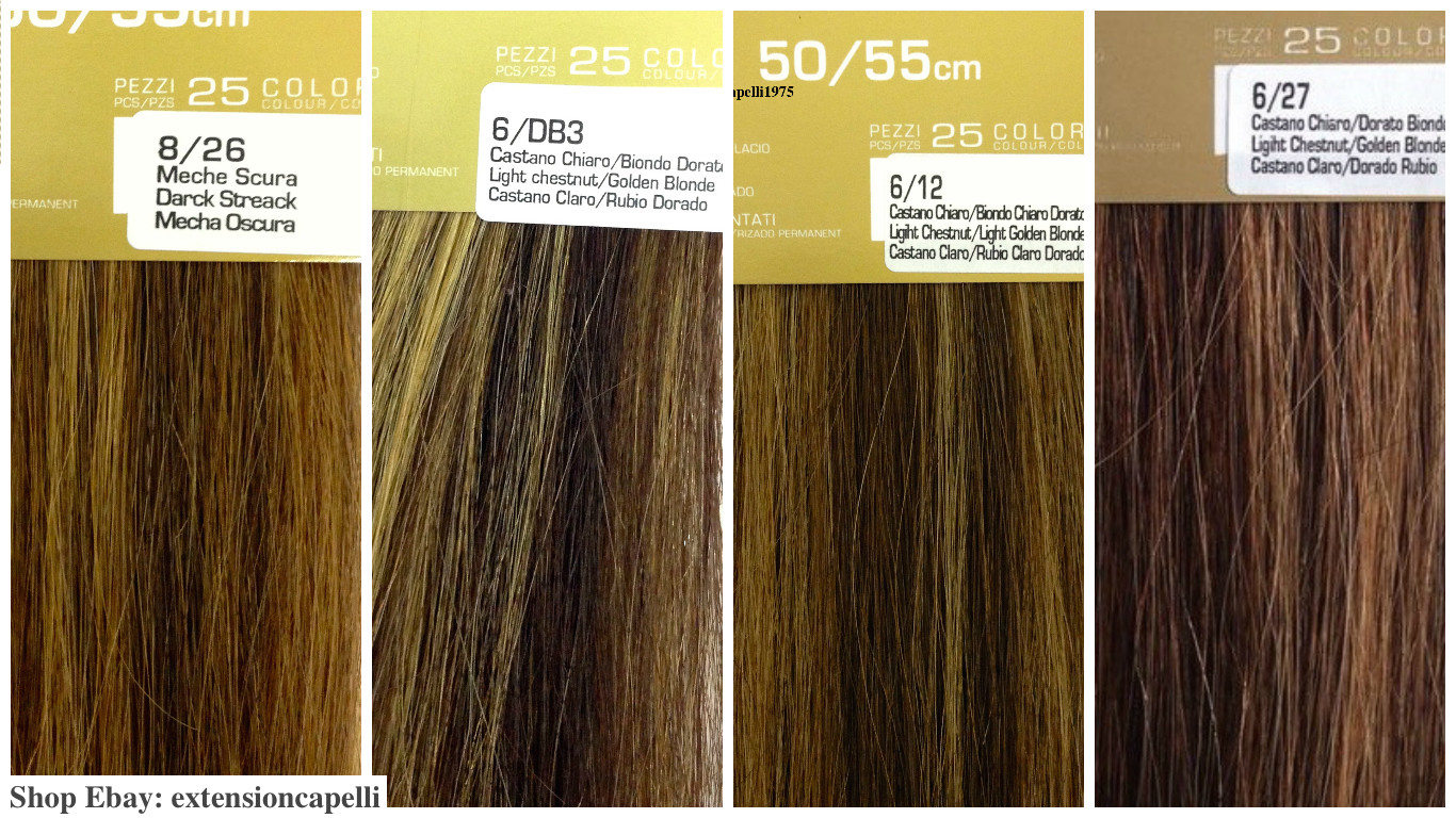 EXTENSION SOHAIR by ORIGINAL SOCAP 25CIOCCHE IN CHERATINA 100% NATURALI 50 CM.