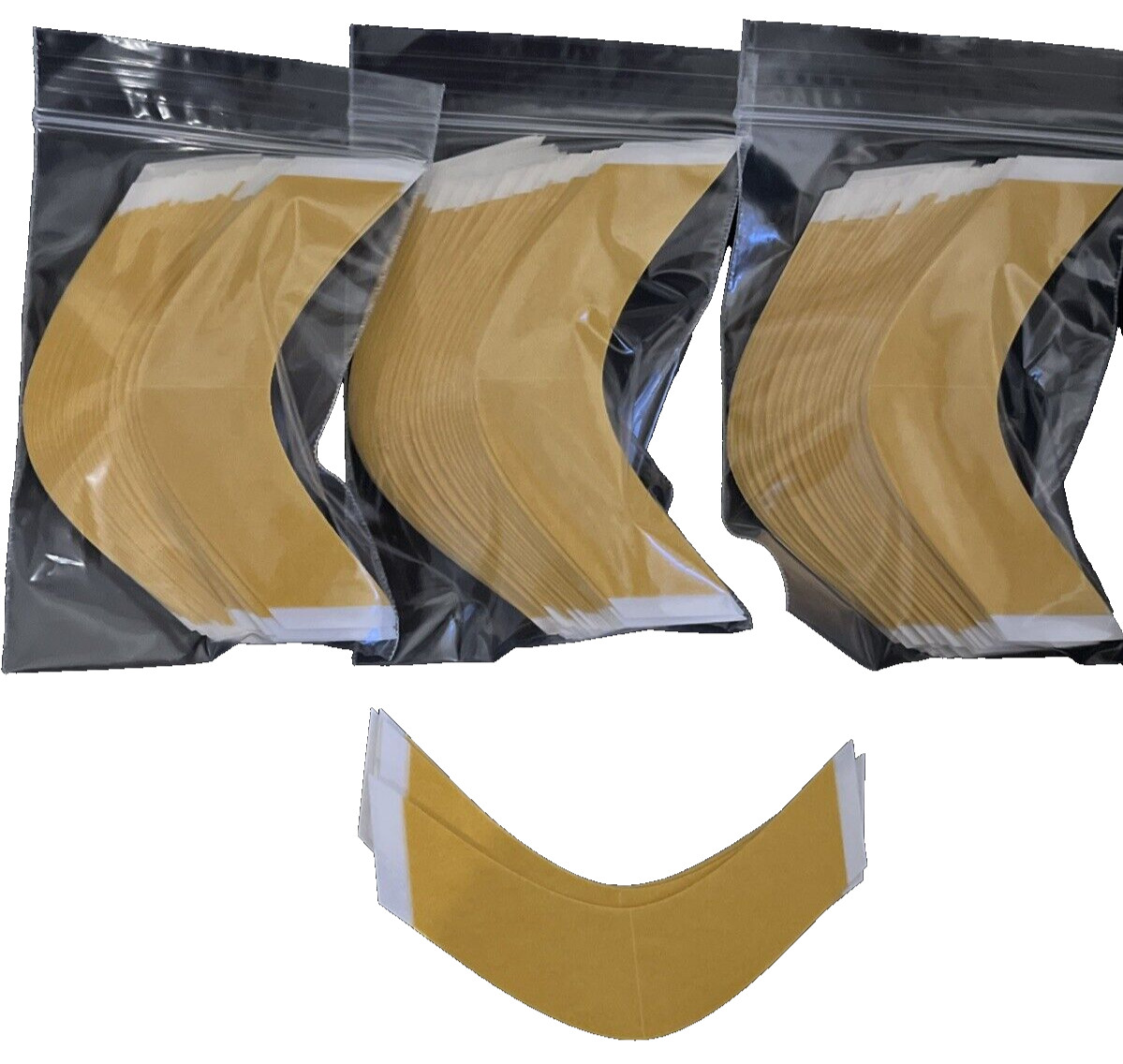 Walker “A” Contour Brown Liner Cloth Tape108 PC for Toupee,Hairpiece Wig System.