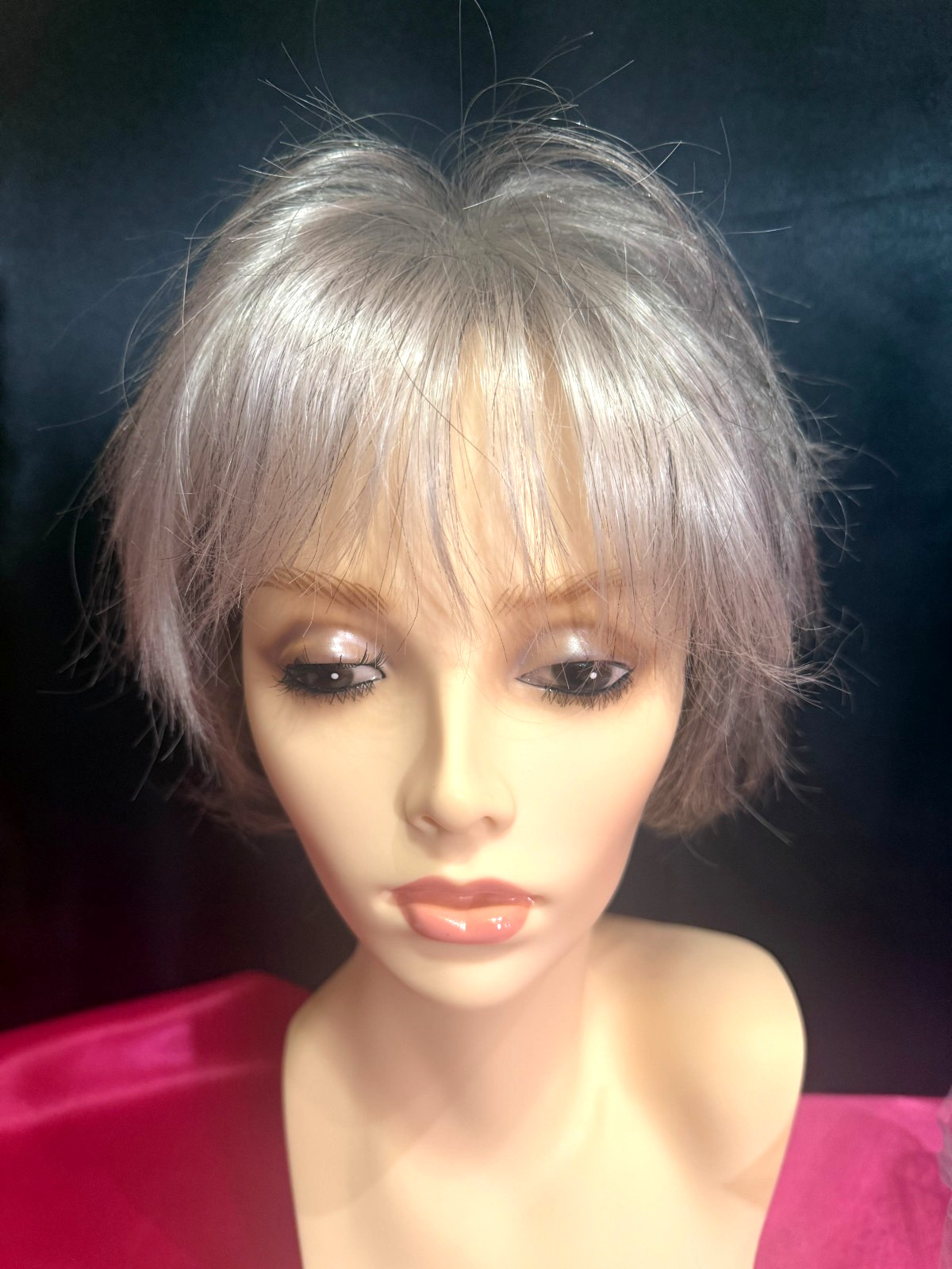 Godiva’s Secret Wigs “Nina Wig” Silver Stone (WIg has been smoothed out)