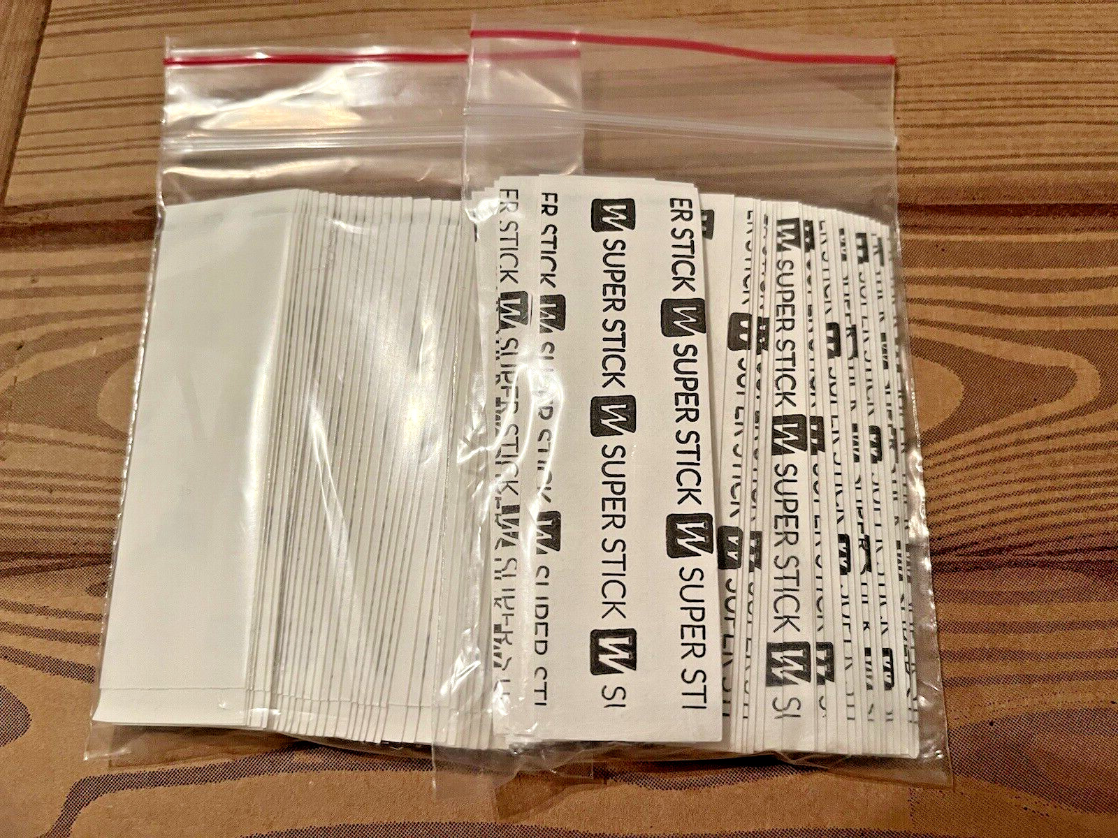 Walker Tape Super Stick 1″ x 3″ Straight Strips Wig Adhesive Tape Strips 36 Pc.