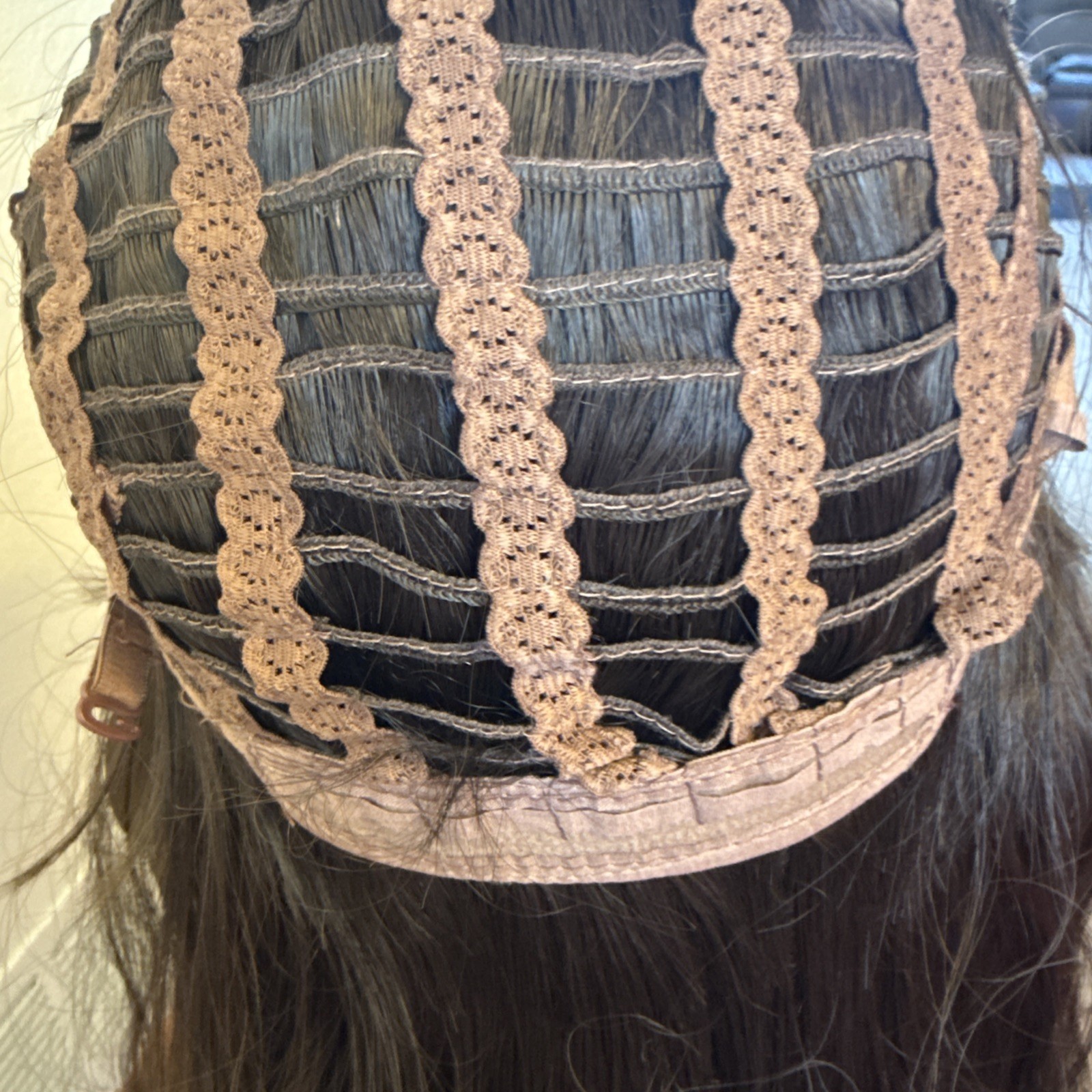 Hairline Lace Frontal Wig 26”So Soft Beautiful Black 1 Front Curtain Bang 271