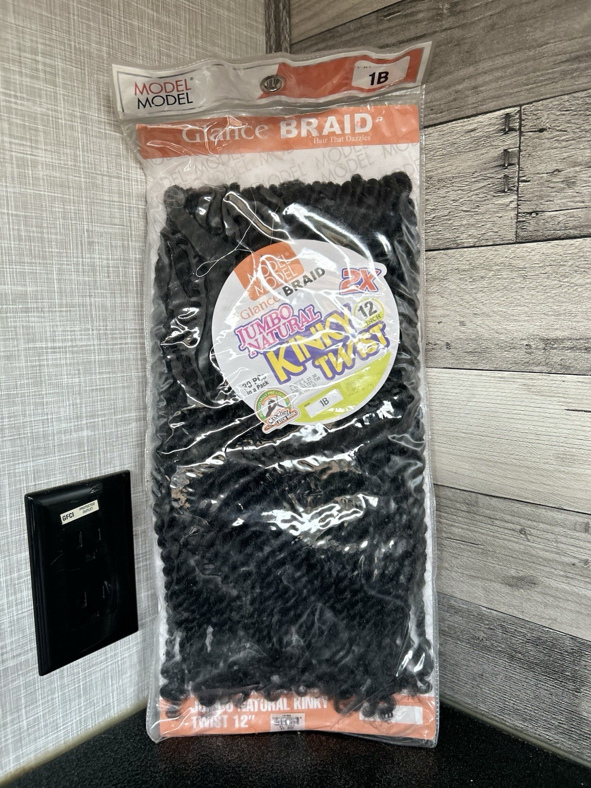 Hair Extensions, Lot Of 3, NuLocs 14”, Kinky Twist 12”, X-Preston 36” New In PAC