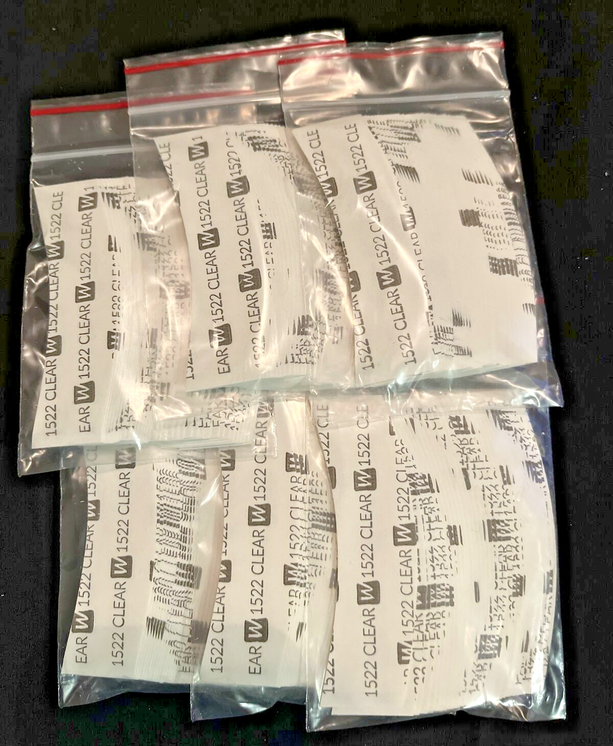 Walker 3M 1522 -C Contour -216 Pc 6-Packs -Hairpiece Tape .Poly Wig System .NEW