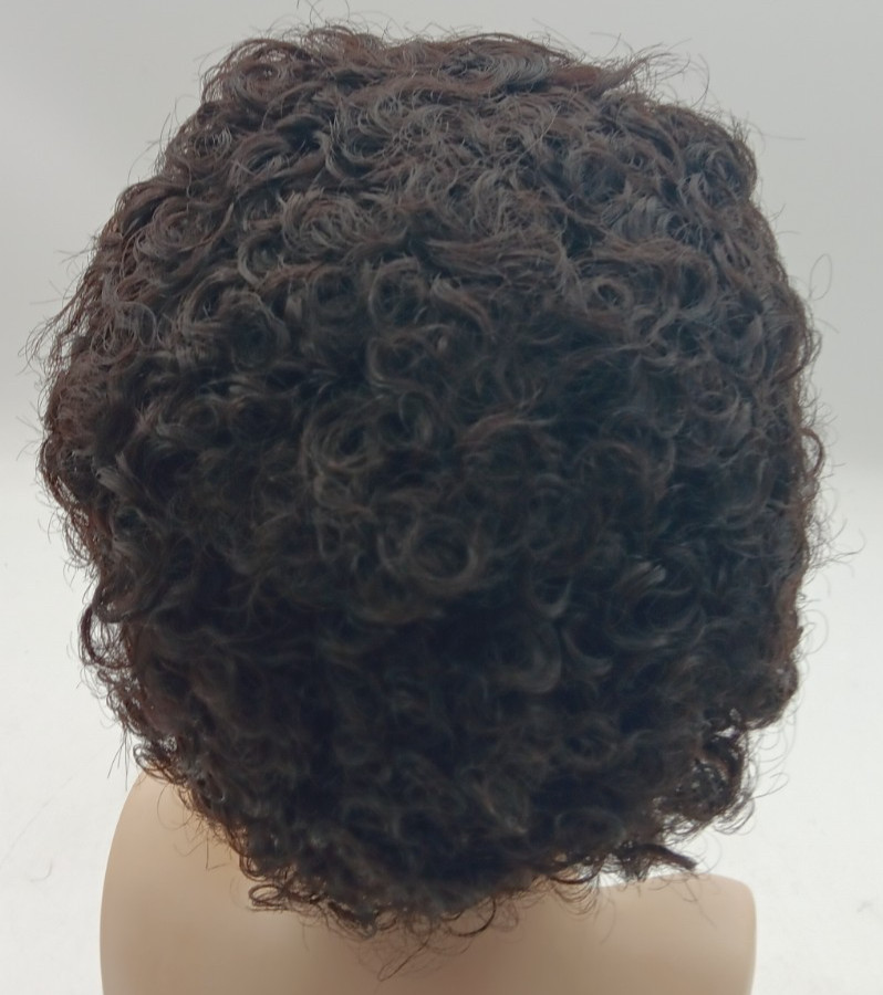 Klaiyi | Short Pixie Cut | Lace Front Bob Wigs | Virgin Human | 6in