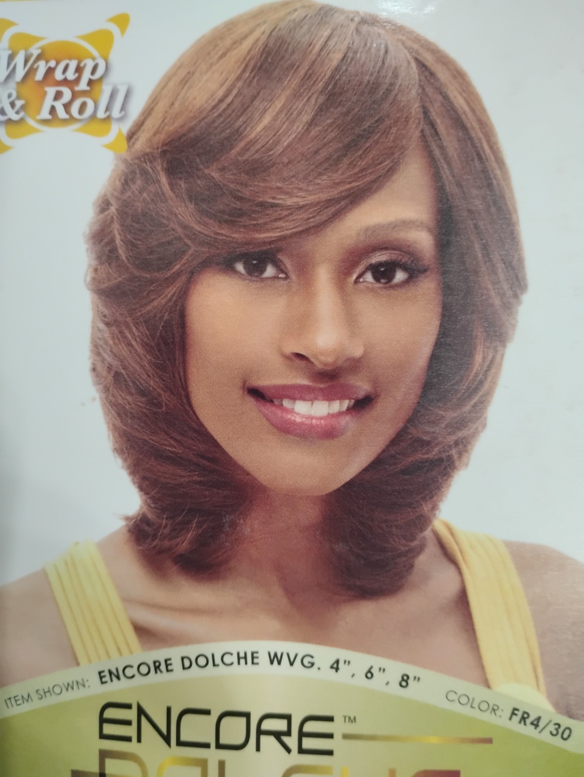 Janet Collection Encore 100% Human Premium Blend yaky Wrap And Roll 4,6,8 Inch