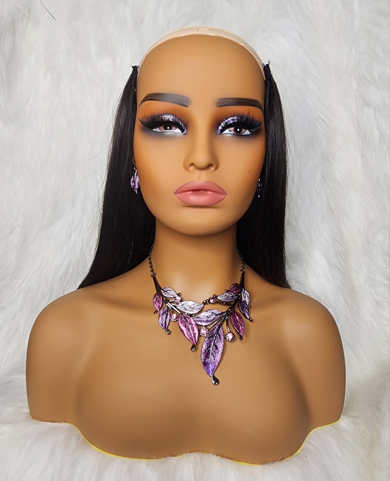 HIGH QUALITY CUTICLE INDIAN 100 % Human Hair One Piece Extensions #1B/16″