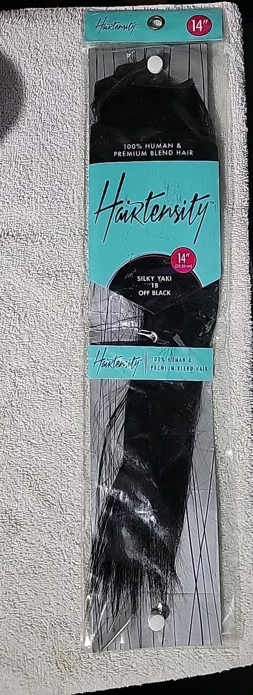 (NWT) HAIRTENSITY Silky Yaki Off Black