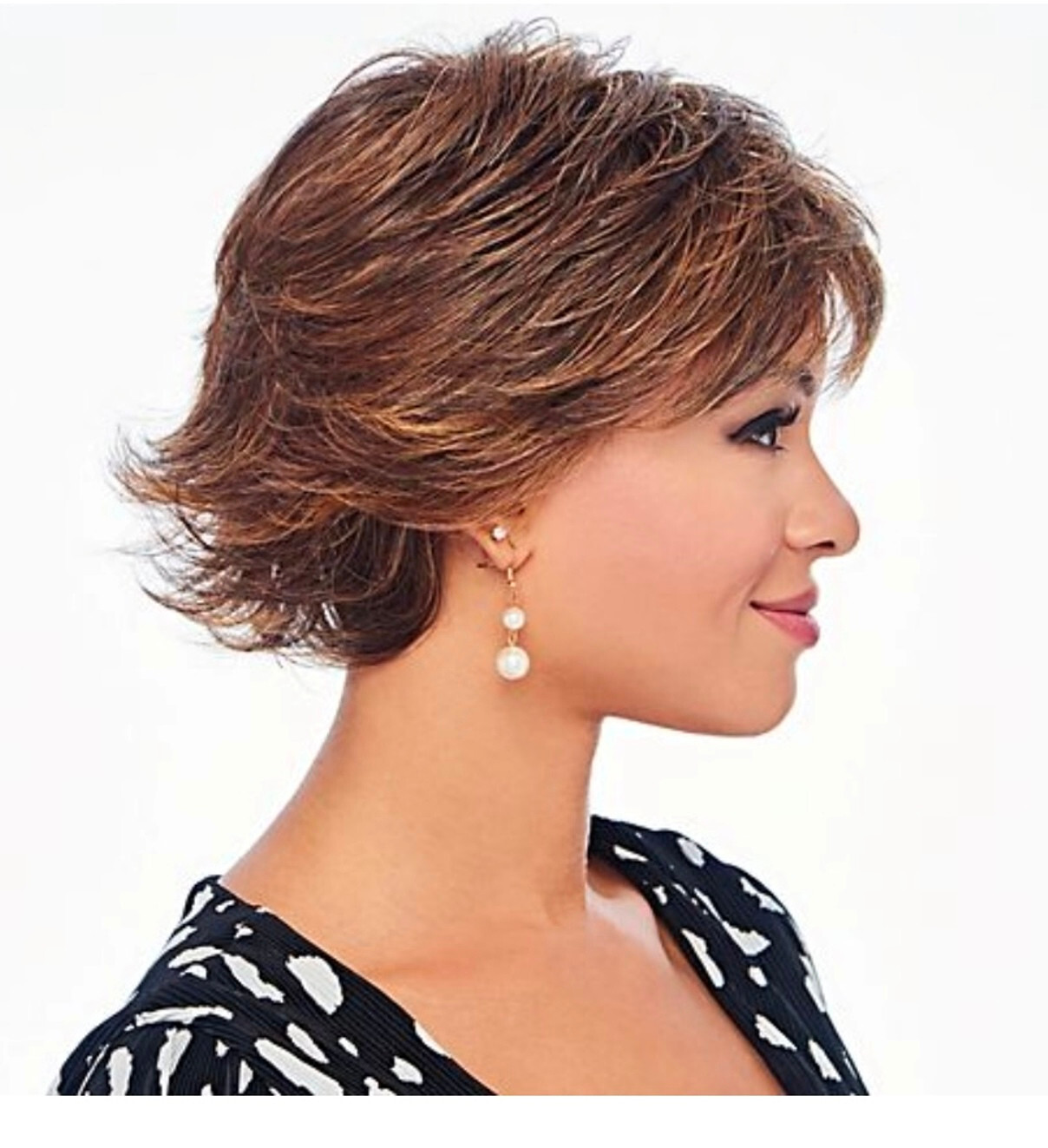 Hairdo Textured Flip Styled Wig – Medium Red Brown
