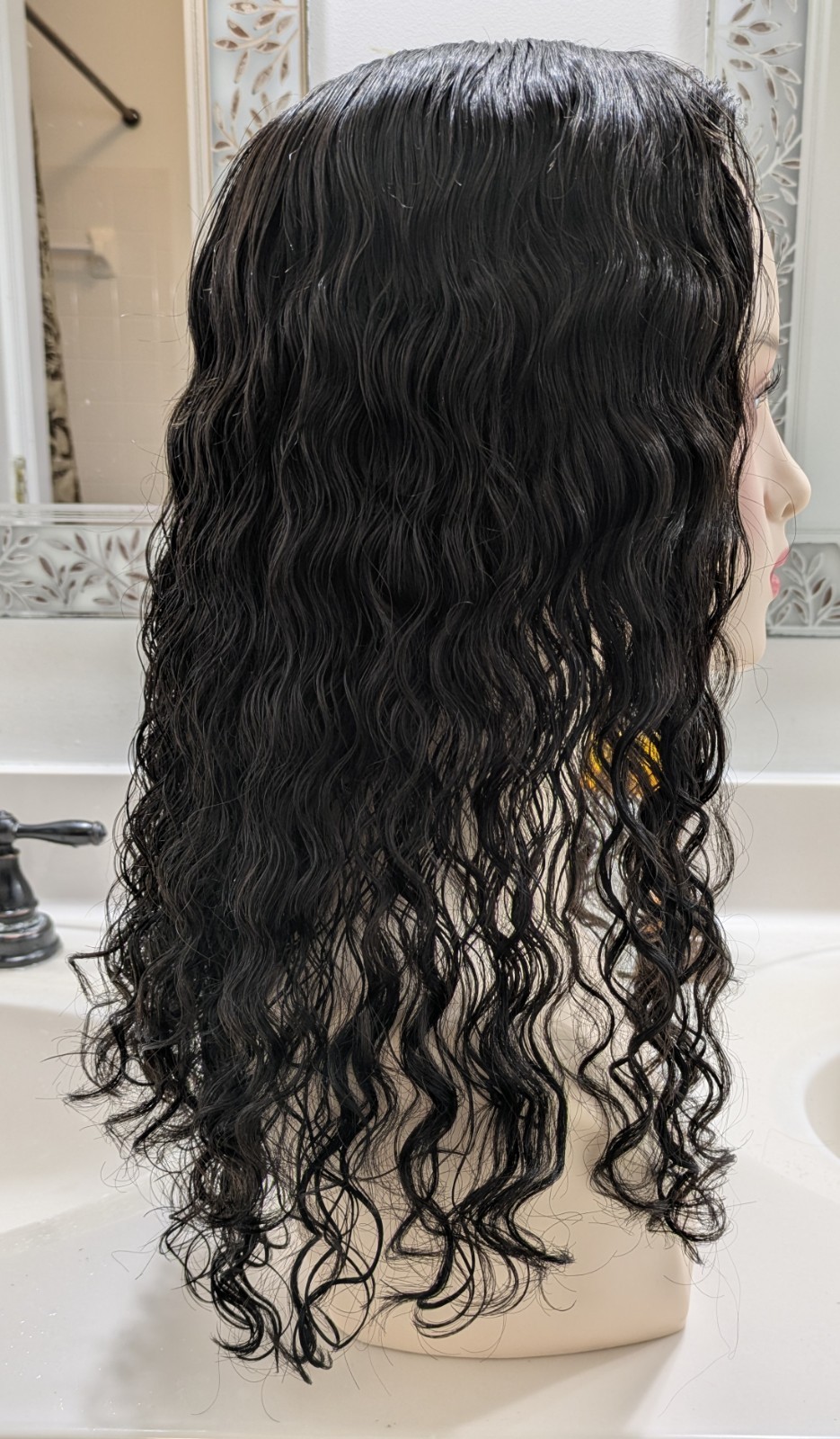 Hair ViVi Caribbean Wave 14 Inch Brazilian Human Hair Wig With Cappuccino Lace