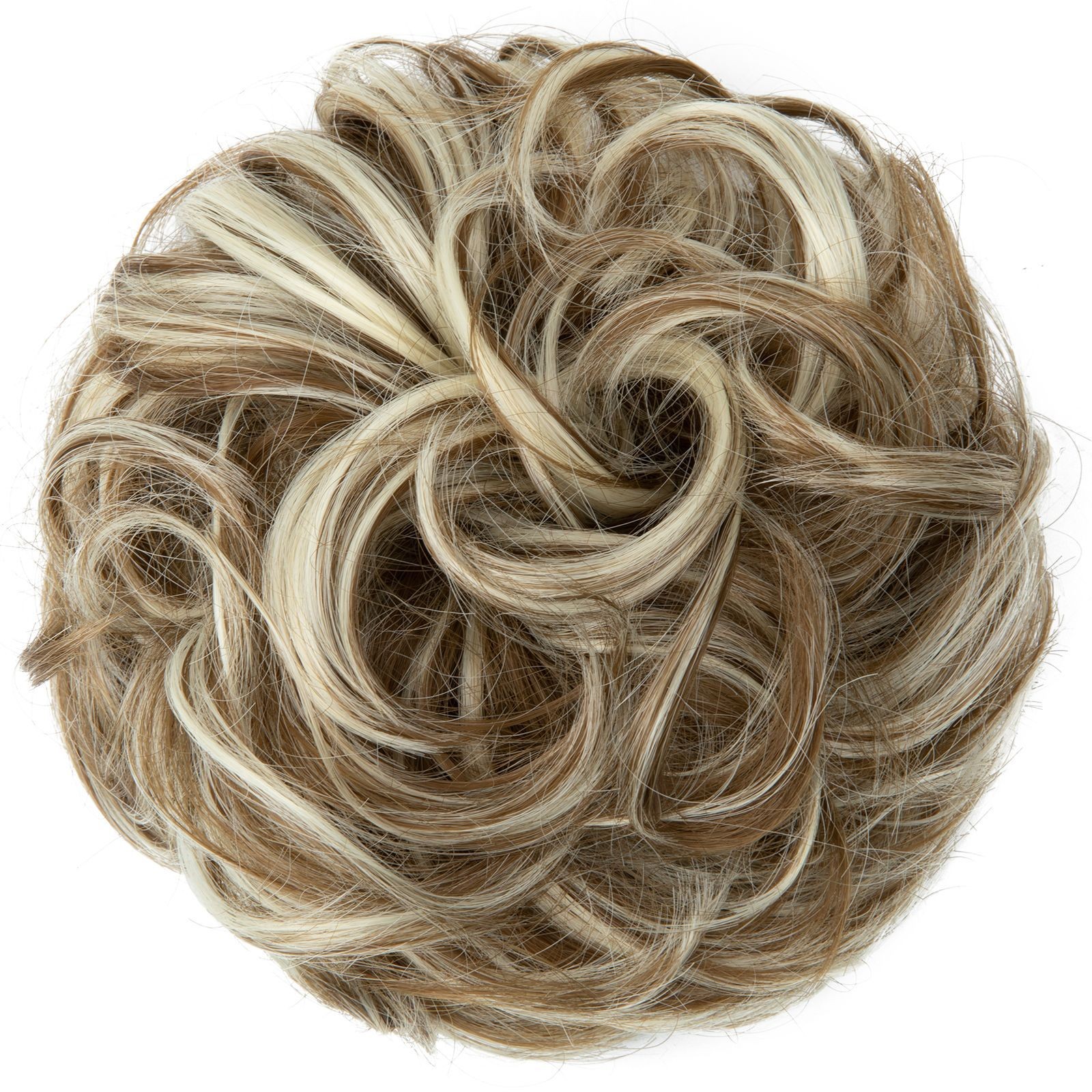 3Pack Temperature Silk Wig Hair Circle Round Head Elastic Fluffy Naturally Curly