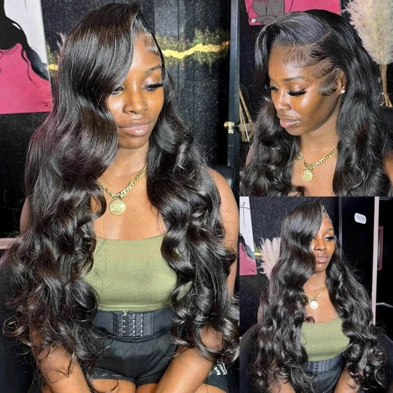 Pre Cut Lace & Pre Plucked & Bleached Knots Ready To Wear 5×5 Lace Closure Wigs