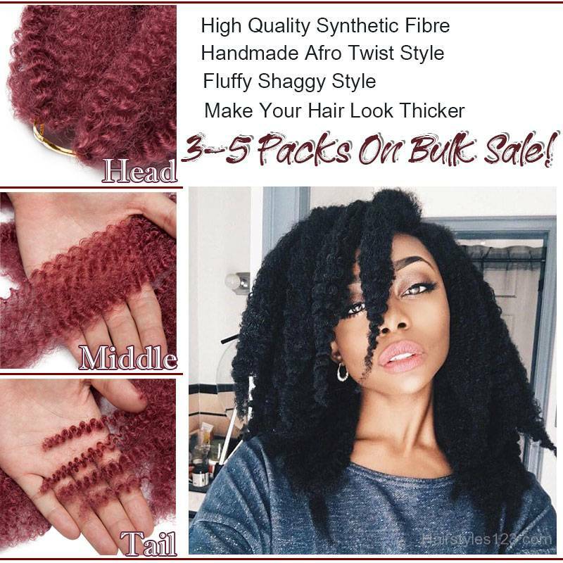 3Bundles Afro Kinky Curly Braids Kinky Bulk For Braiding Hair Extension As Human