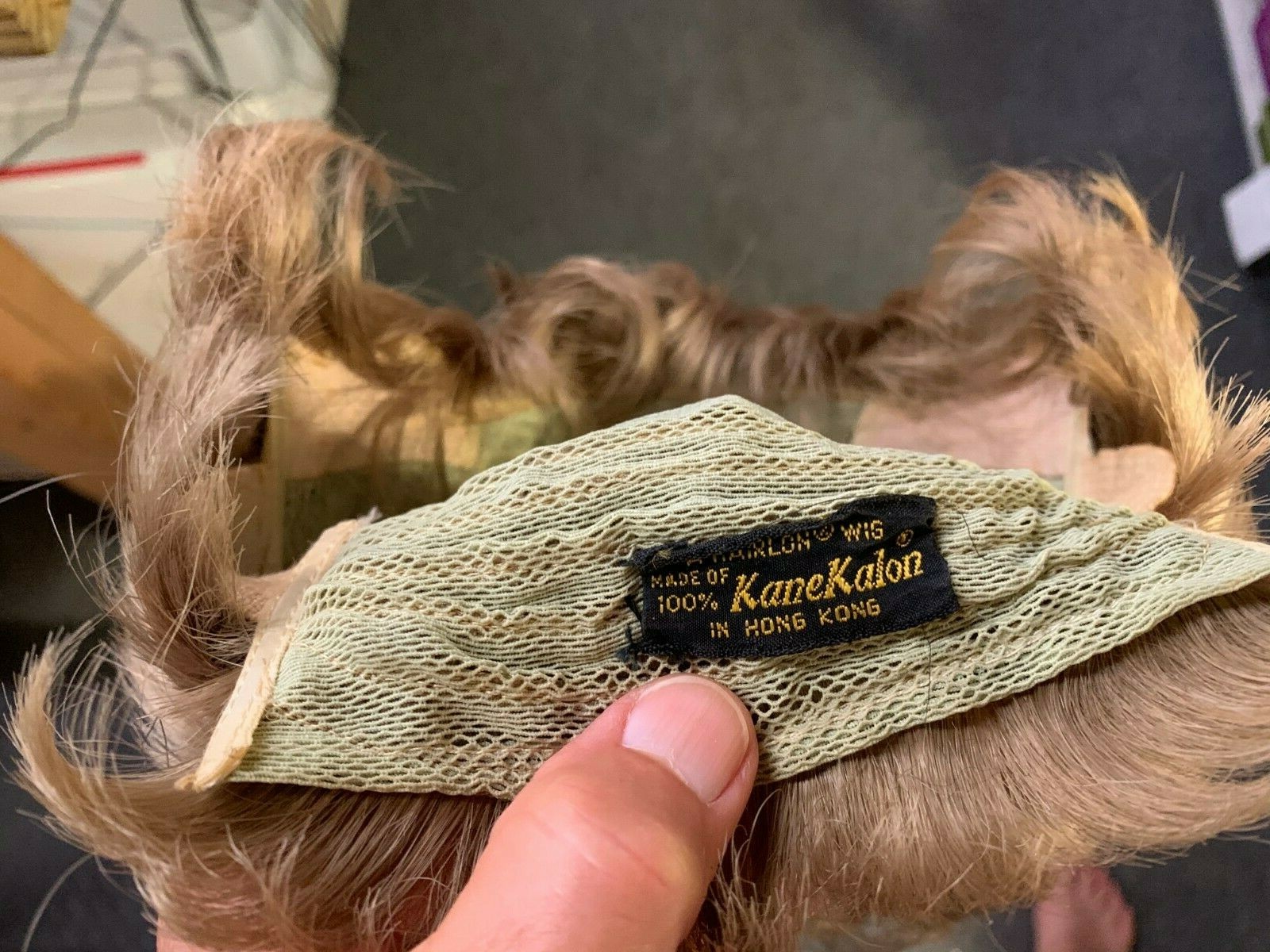 100% KANEKALON BLONDE WIG WHOLE HEAD SHORT LENGTH WIG SHAG HAIR