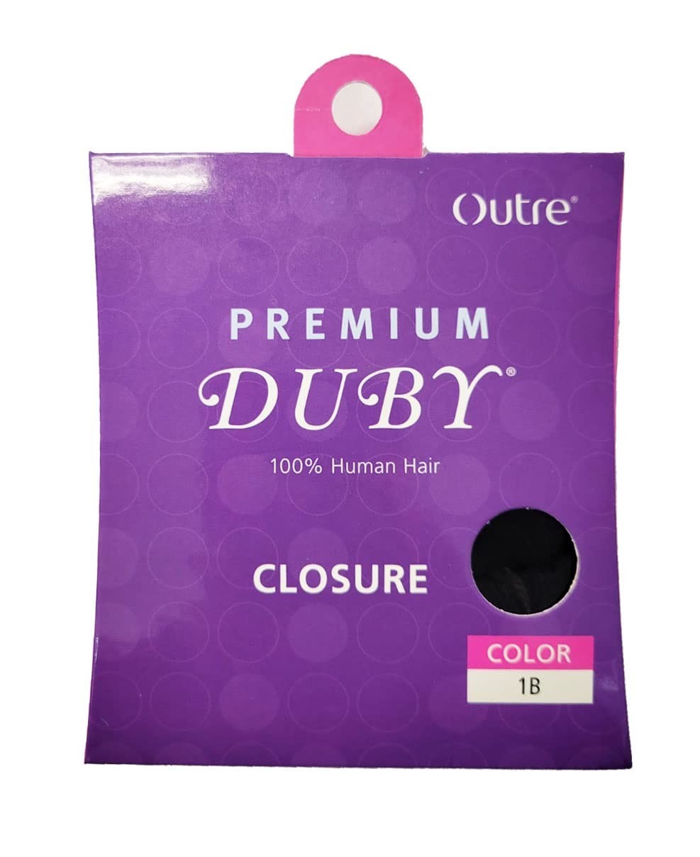 8-Inch Straight DUBY Human Hair Closure – Perfect for Stylish Weaves