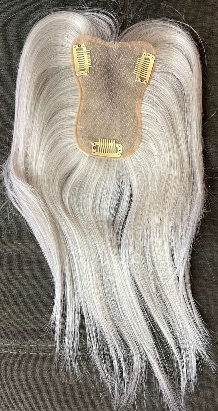 Hair Lonai Gray Top Closure 12-14″ Straight 1-Piece Extension Beauty Accessory