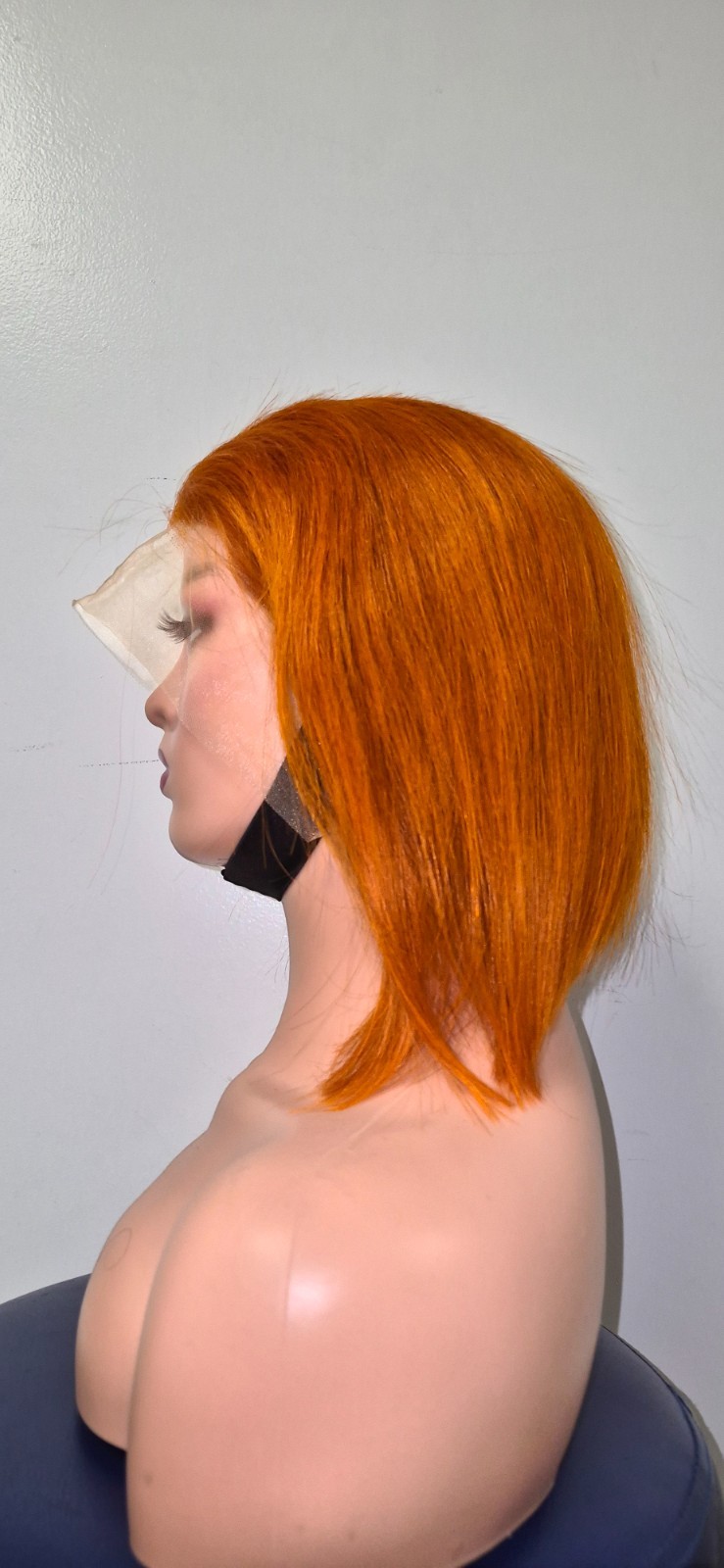13*4 Straight Orange 10 in Wig