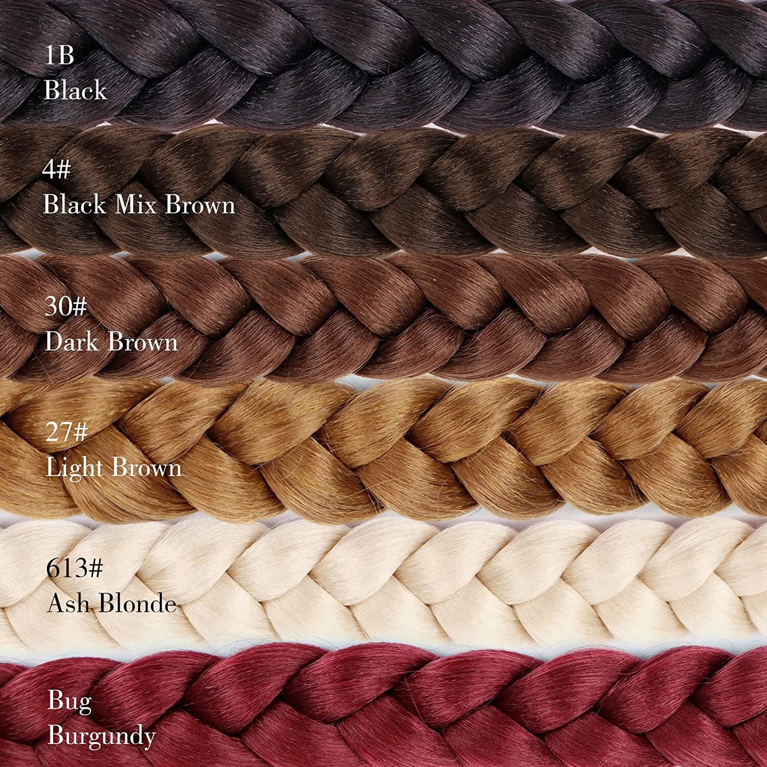 US 100% Natural As Human False Braided Ponytail Wrap On Hair Extensions Hair Tie
