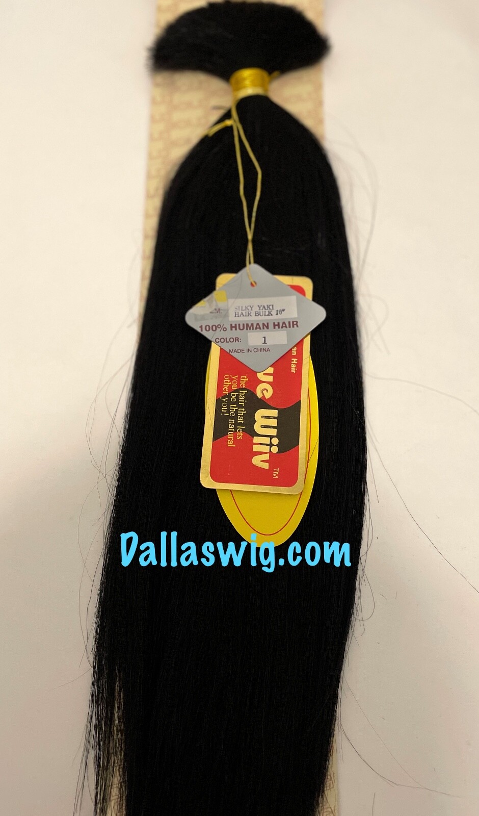 CLOSEOUT SALE Unique Wiiv Human Silky Yaki Bulk Braiding Hair 16″ ONE Per Bag