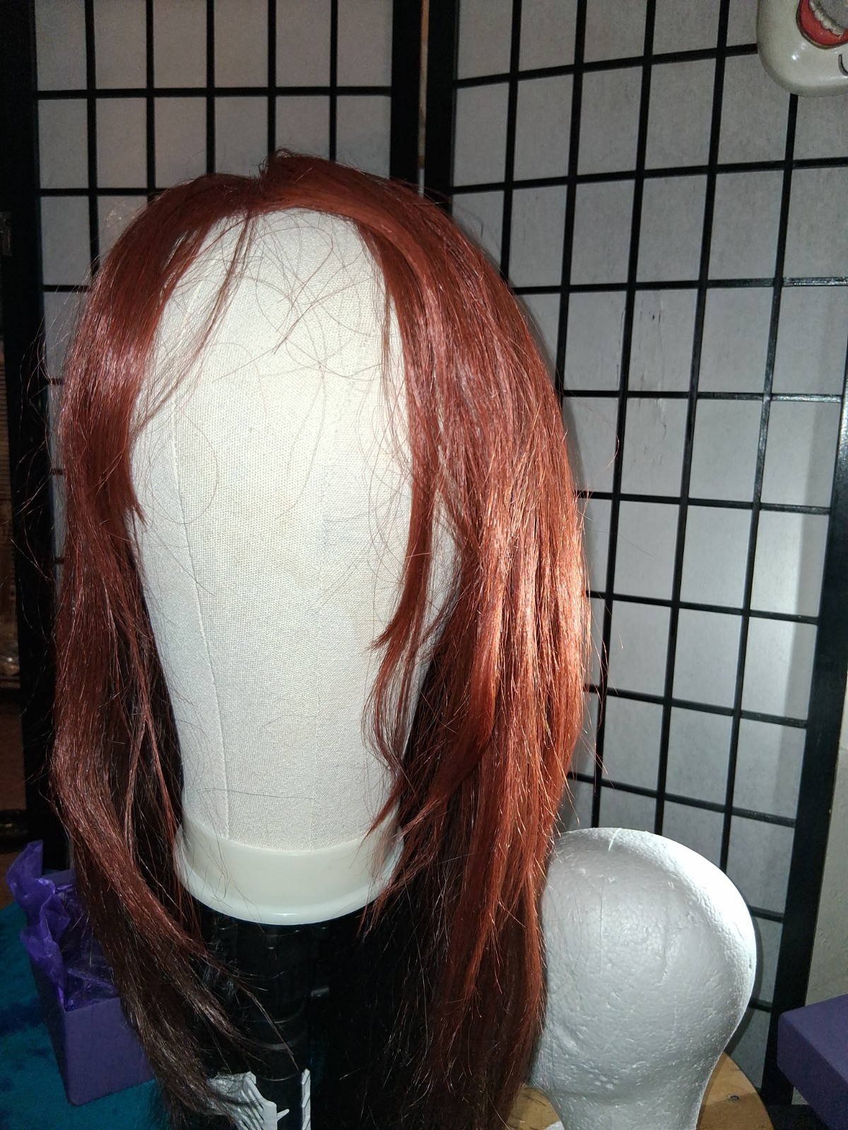 26″ 2 Tone Red/ Black Motown Tresses Synthetic Yaki Feel
