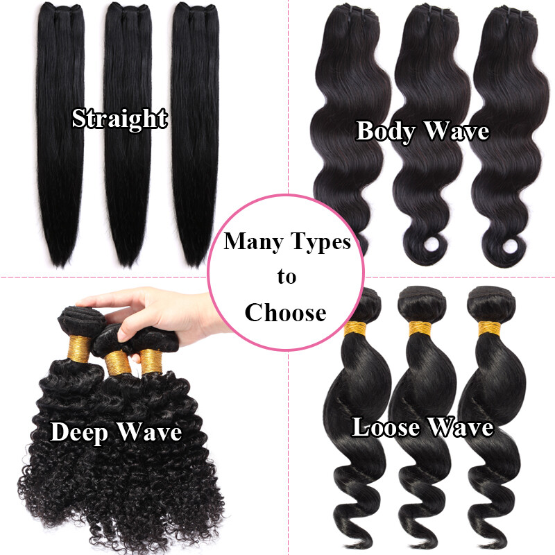 100% Peruvian Remy Bundles Human Hair Extensions 1Bundle 100g Thick Silk Long US