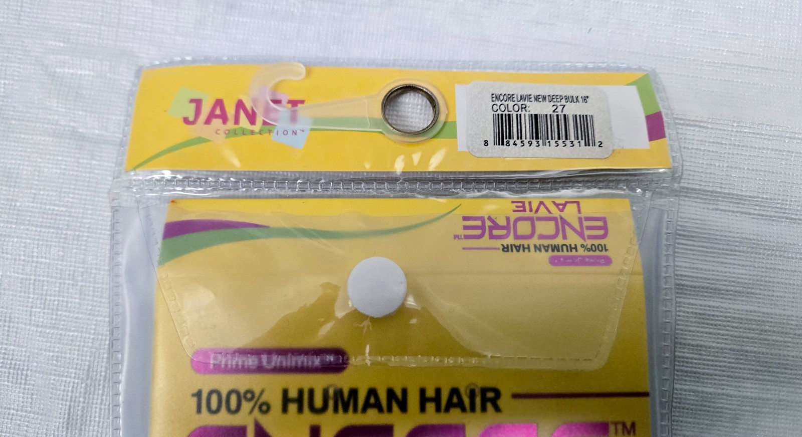 Janet Collection 100% Human Hair Crochet Braid Deep Bulk 16″ Color 27