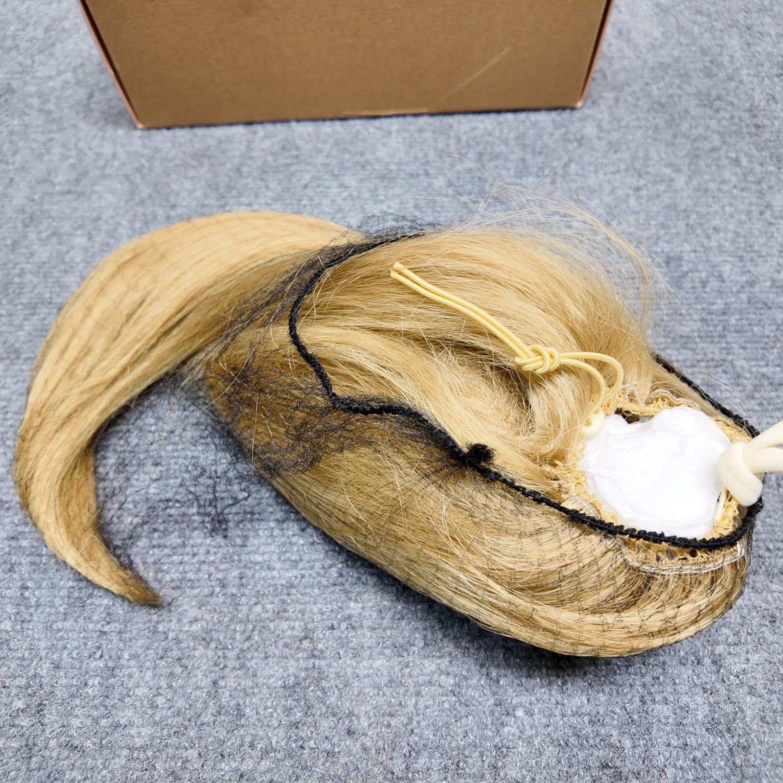 SEIKEA Cheer Ponytail Hair Piece 18″ Straight Blonde Hairpiece Extension