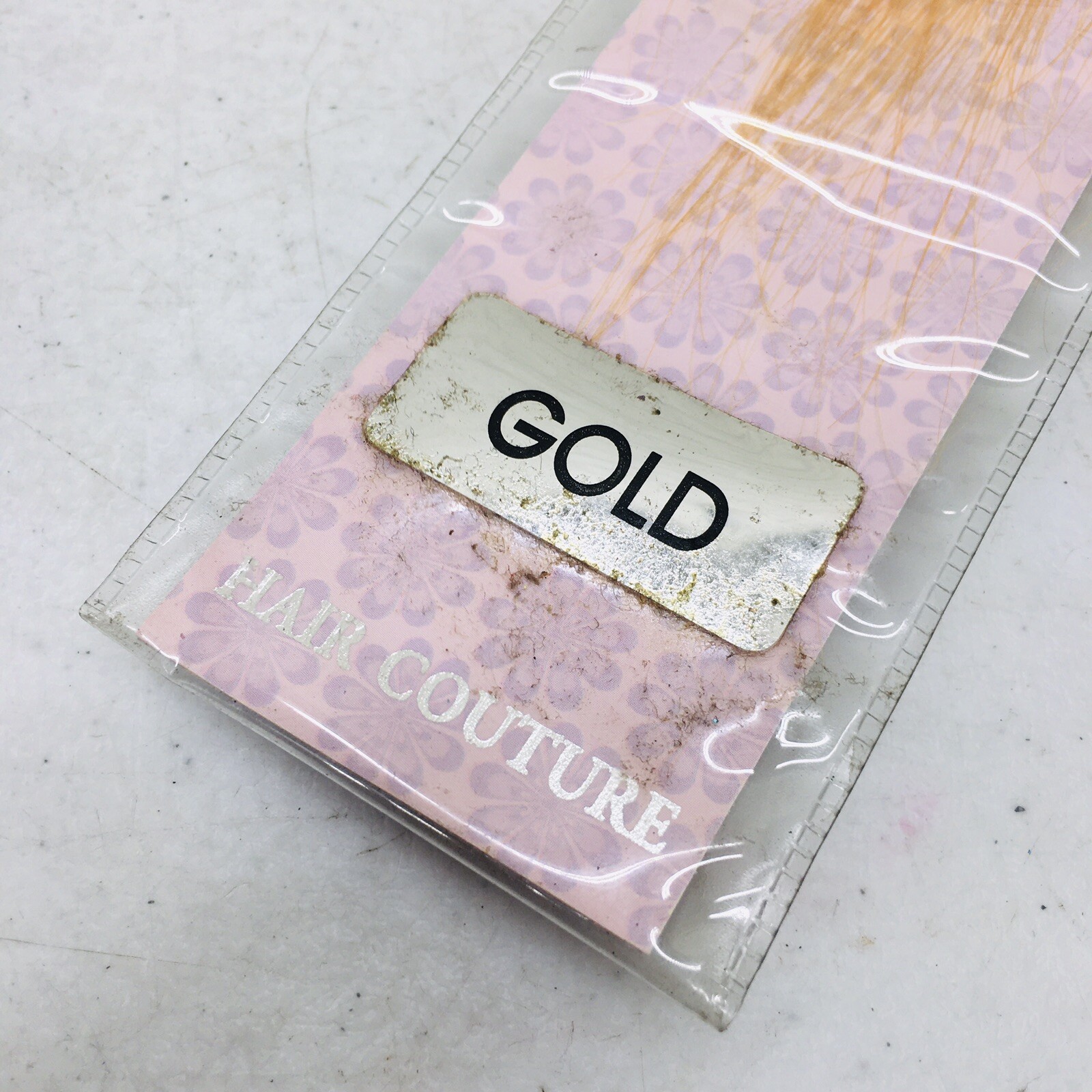 NEW‼ HAIR COUTURE Clip & Go 100% Human Remy Hair 2pc GOLD 18″ Extensions