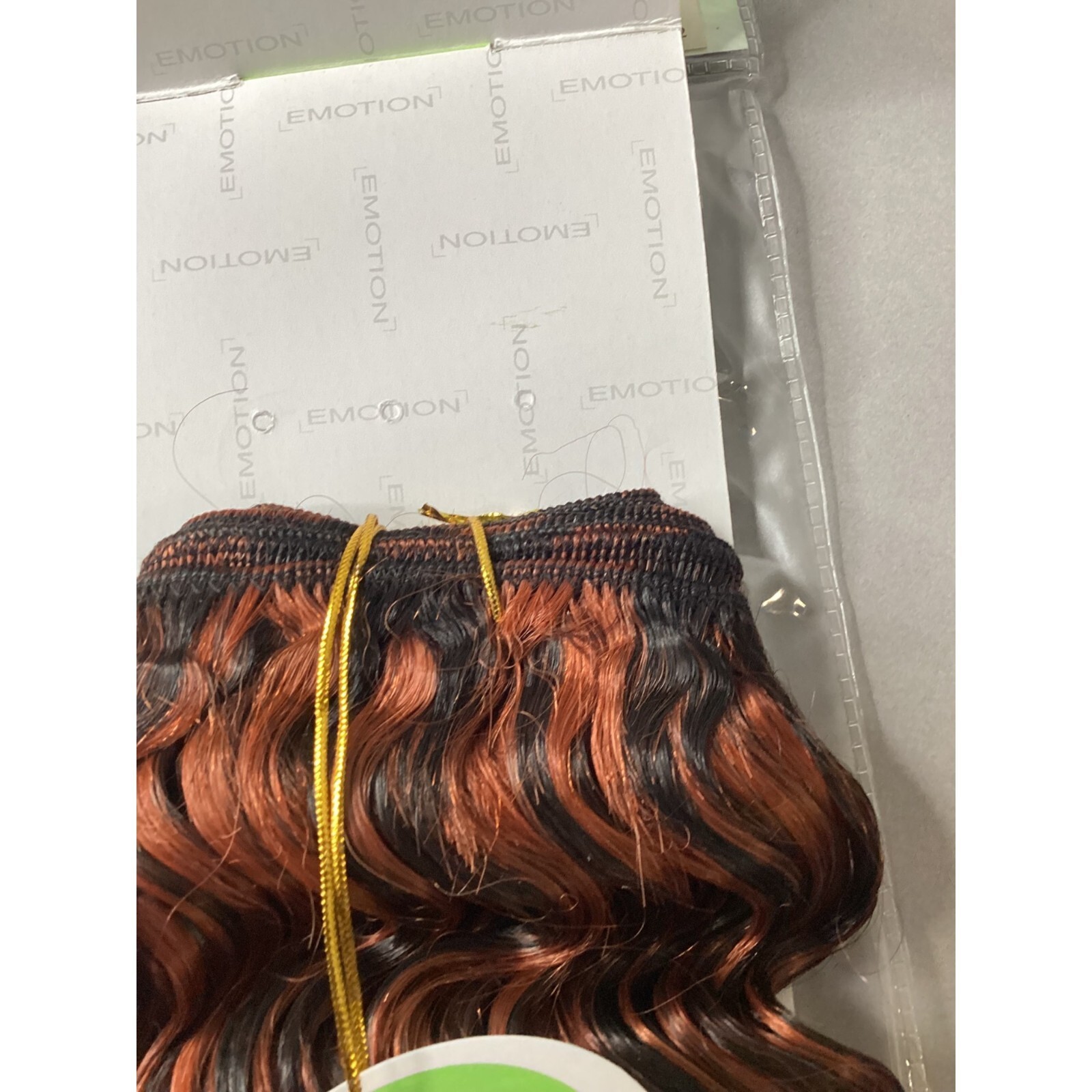 14″ Deep Wave Color #P1B350 Off Black with Highlights Blended Hair Extensions Tr