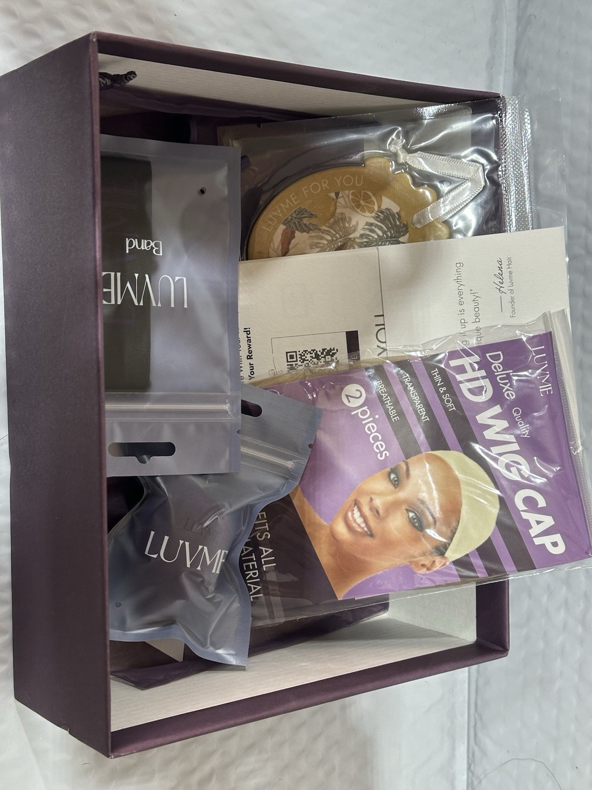 Luvme Human Hair Wig ALL DAY COMFORT WIG Long Hair New In Box!.