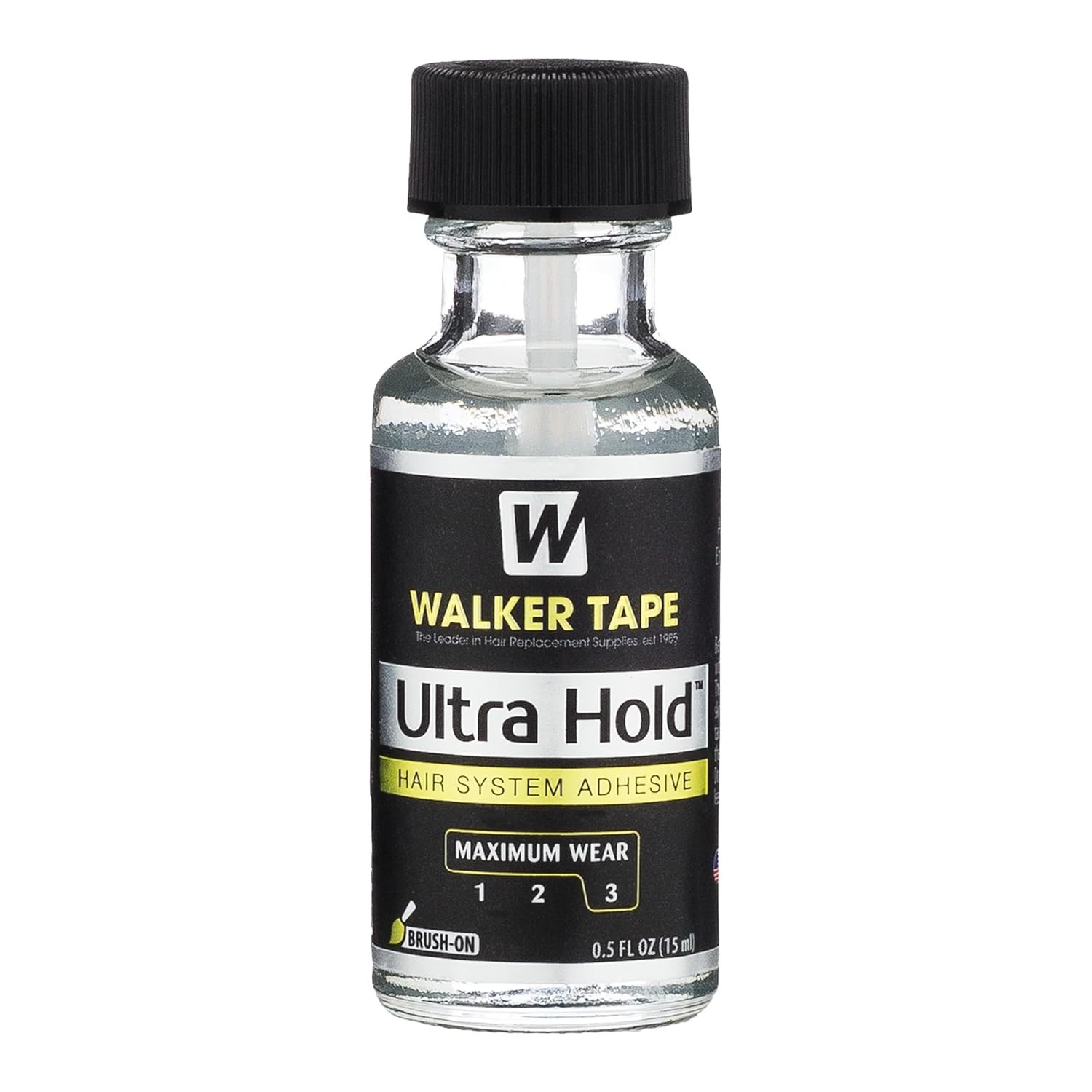 Walker Tape Ultra Hold Hair System Adhesive Maximum 0.5oz Bottles | 3pcs | 15ml