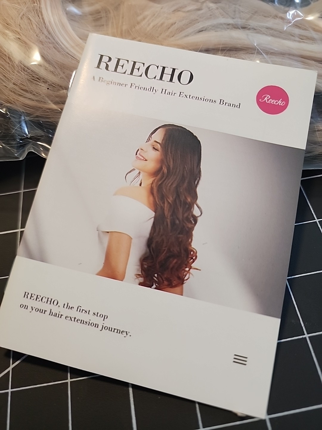 Reecho 9pc Blonde Clip In Hair Extensions 24″ Thick Long Mini Mermaid Wave