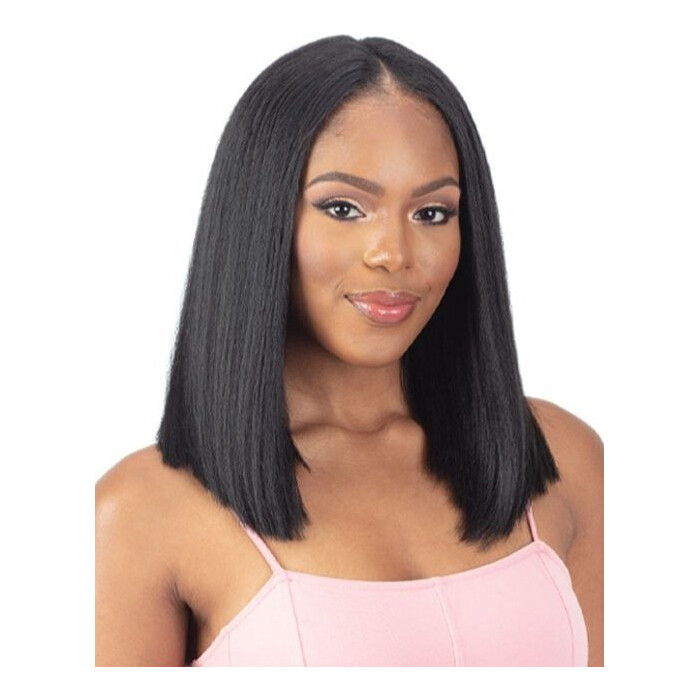 SHAKE N GO ORGANIQUE SYNTHETIC U-PART WIG – NAT YAKY STRAIGHT 14″