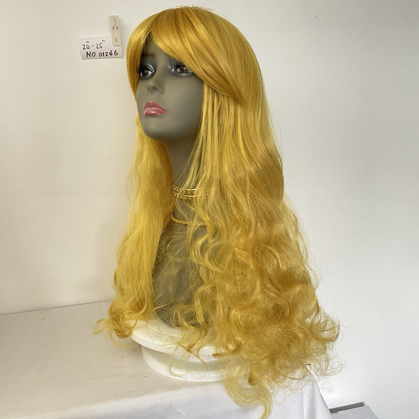 WIG. NO01246 (20-25 inch)one size adjustable elastic band.