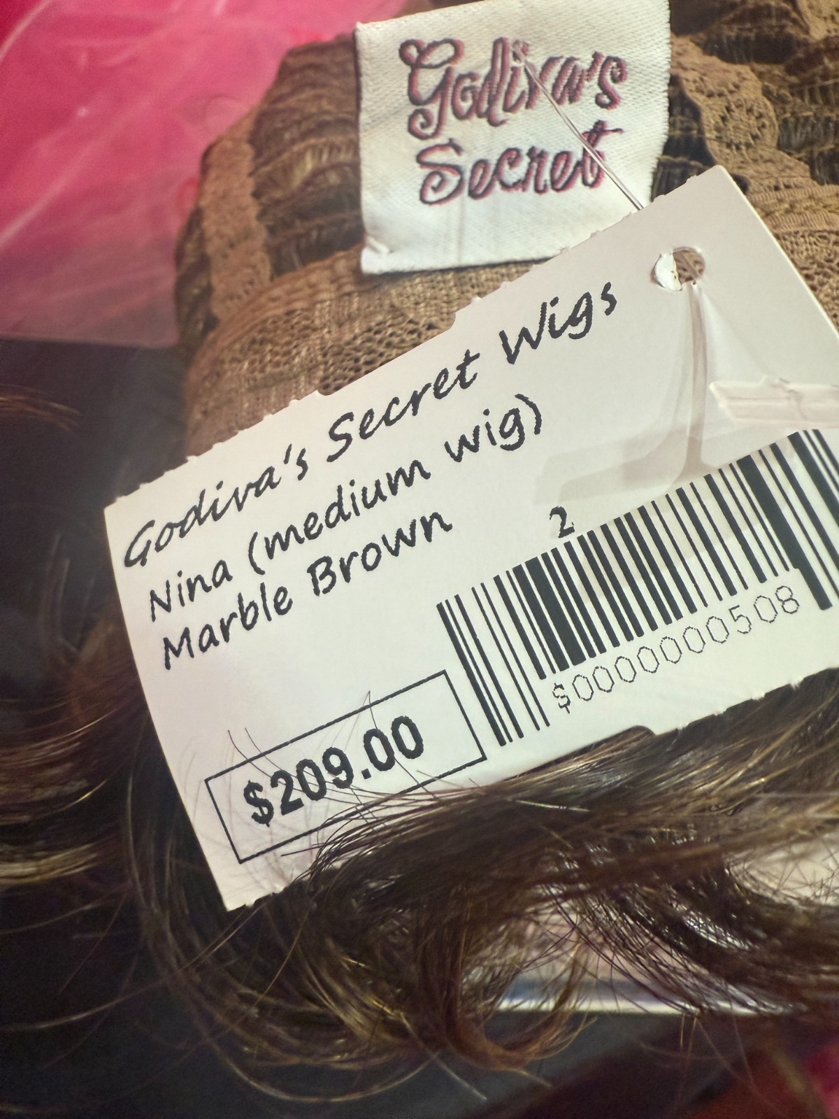 Godiva’s Secret Wigs “Nina Wig” Marble Brown